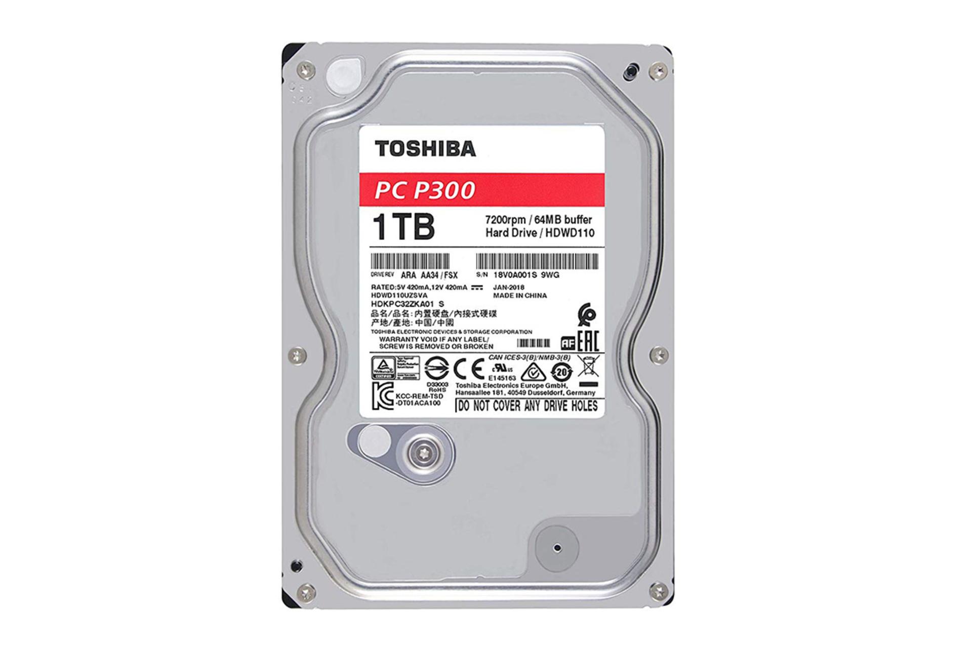 Toshiba P300 HDWD110UZSVA 1TB