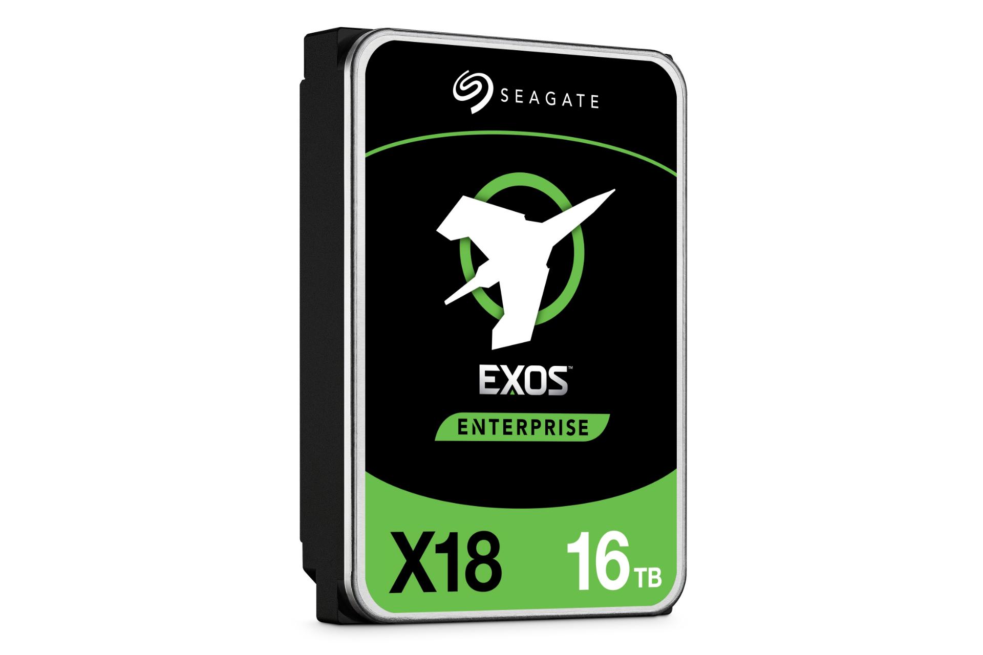 نمای چپ هارد دیسک سیگیت Seagate Exos X18 3.5 Inch 16TB ظرفیت 16 ترابایت