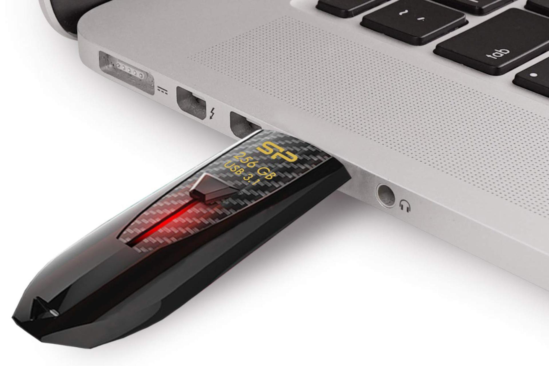 فلش مموری سیلیکون پاور مدل Blaze B25 ظرفیت 256 گیگابایت