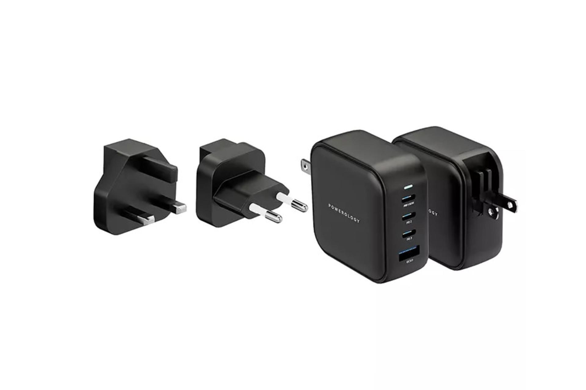 دوشاخه های شارژر پاورولوجی PWCUQC006