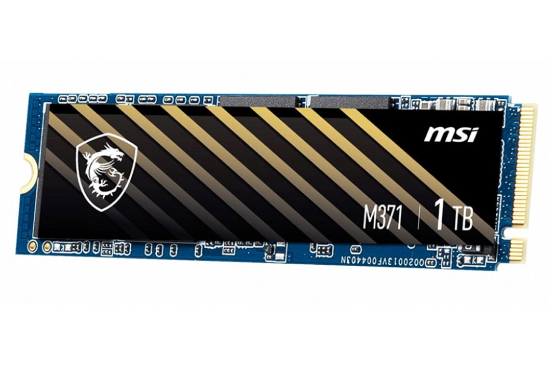 نیمرخ راست SSD ام اس آی SPATIUM M371 NVMe M.2 ظرفیت 1 ترابایت