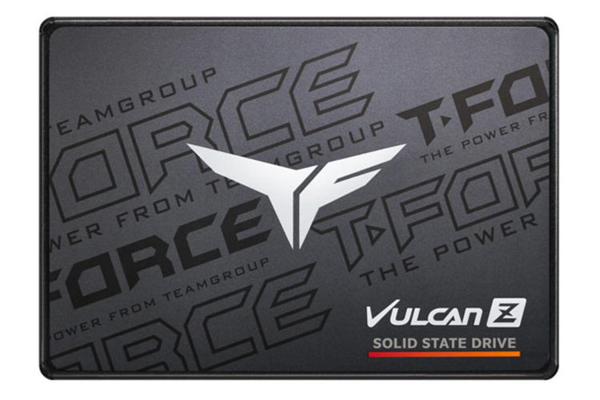 نمای روبرو SSD تیم گروپ VULCAN Z SATA 2.5 Inch