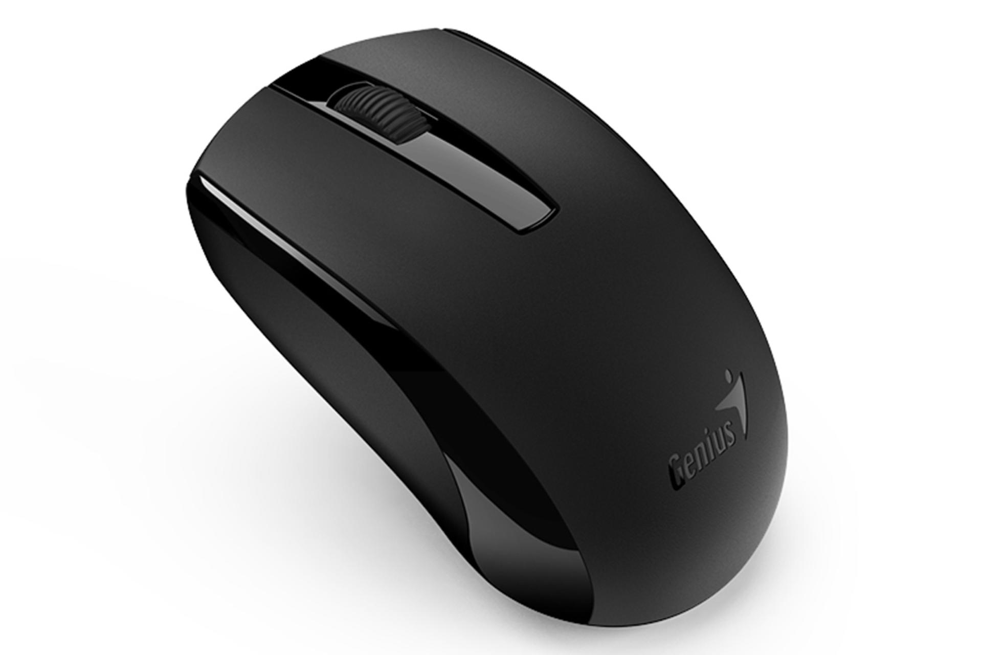 نمای جانبی ماوس بی سیم جنیوس ECO-8100 مشکیماوس بی سیم جنیوس ECO-8100 مشکی
