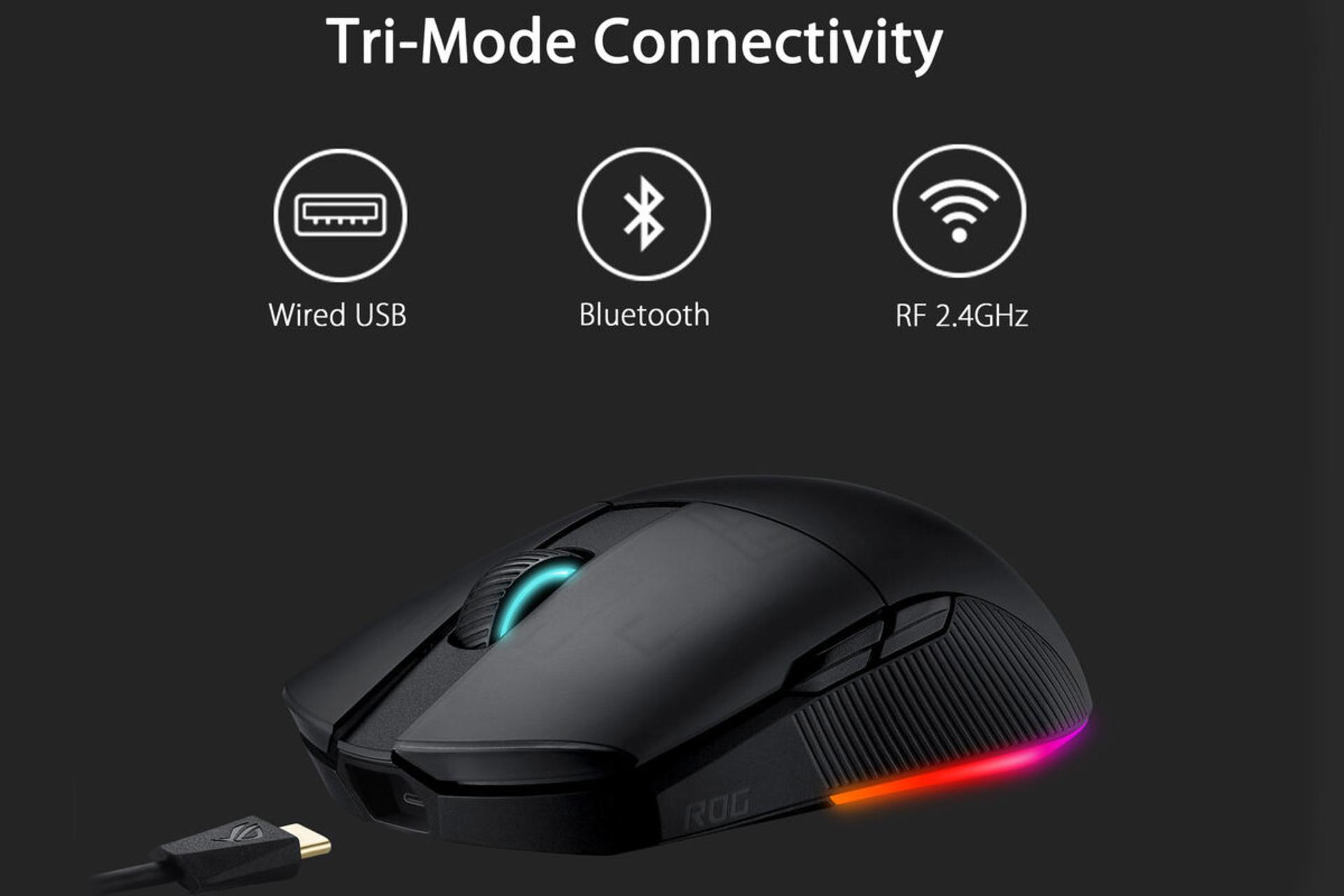 اتصالات ماوس ایسوس ROG Pugio II