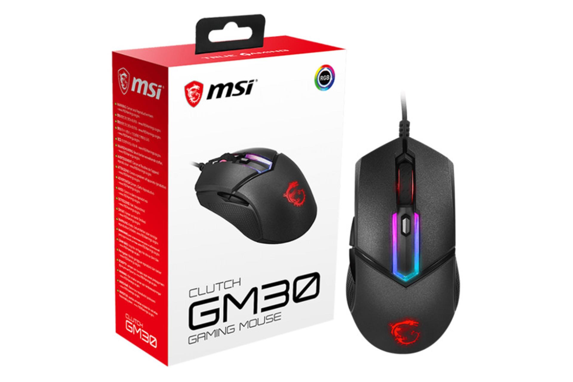 جعبه ماوس ام اس آی CLUTCH GM30