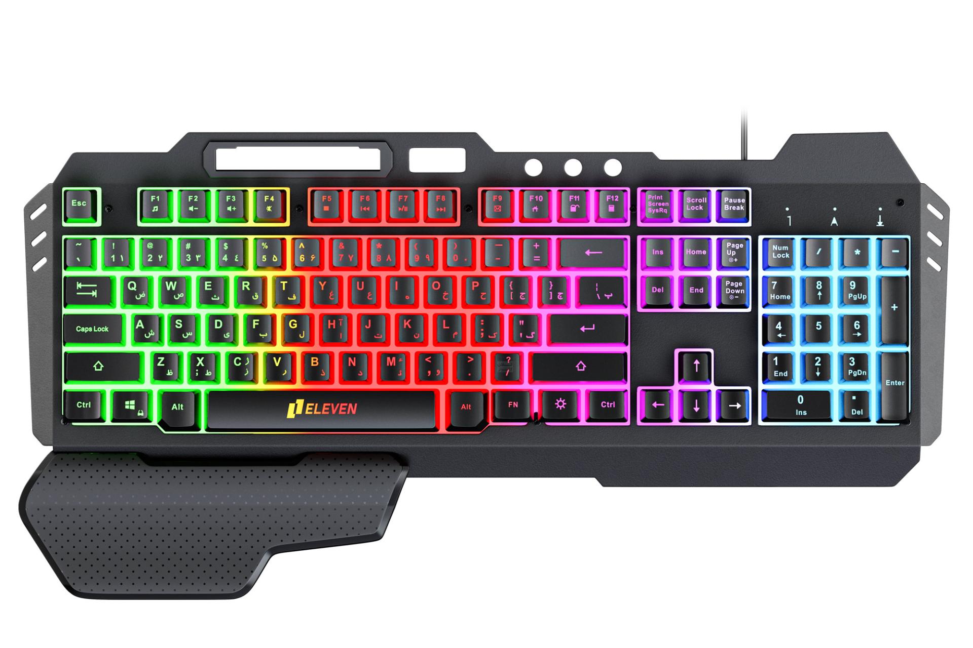 کیبورد الون ELEVEN GK102 نمای بالا
