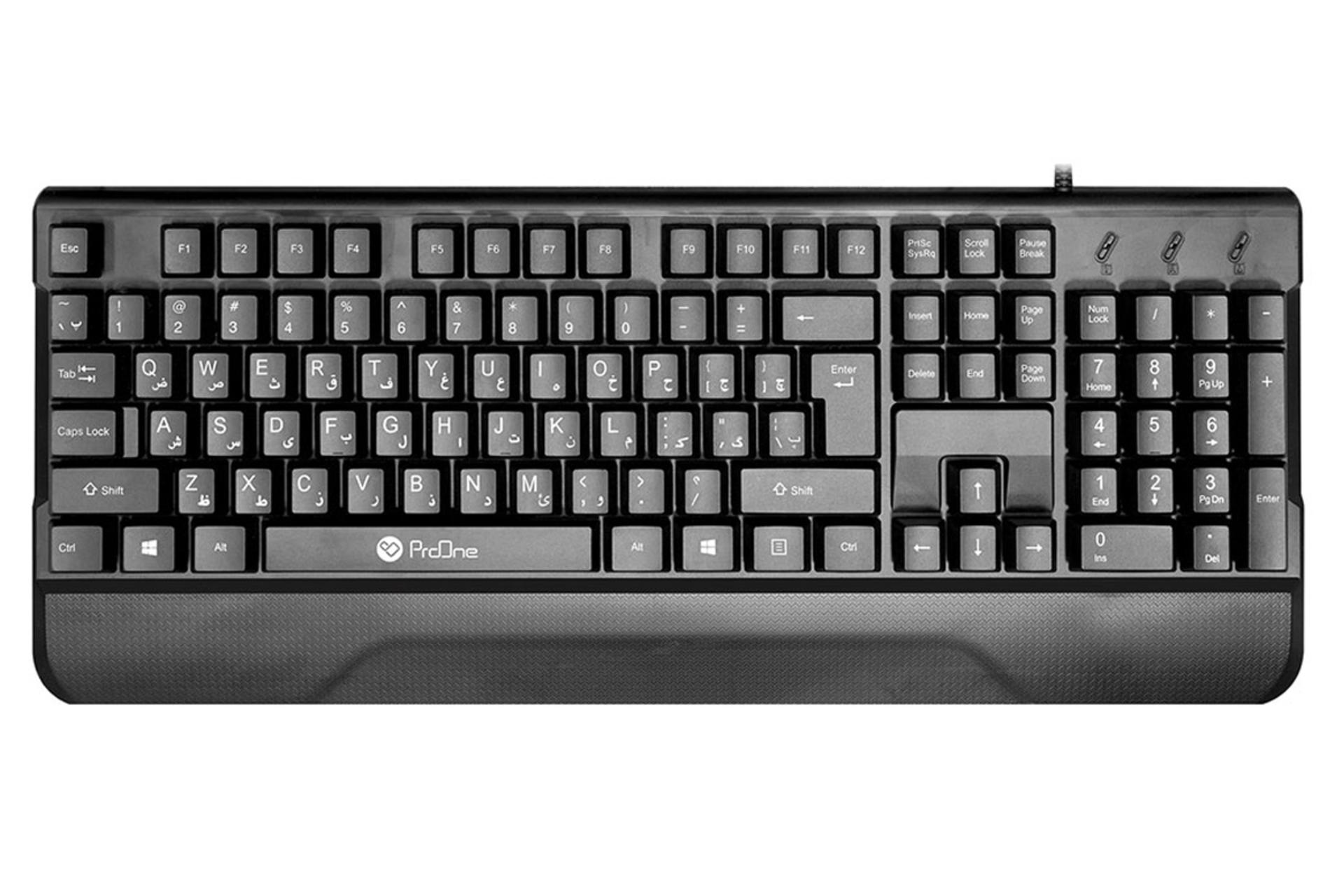 نمای روبرو کیبورد پرو وان PKC30