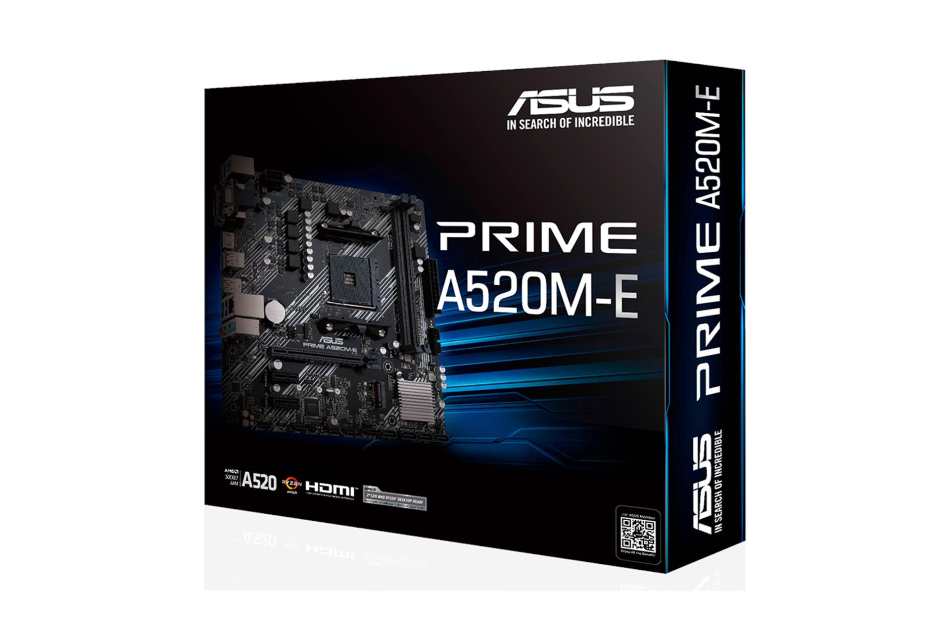 جعبه مادربرد ایسوس ASUS PRIME A520M-E