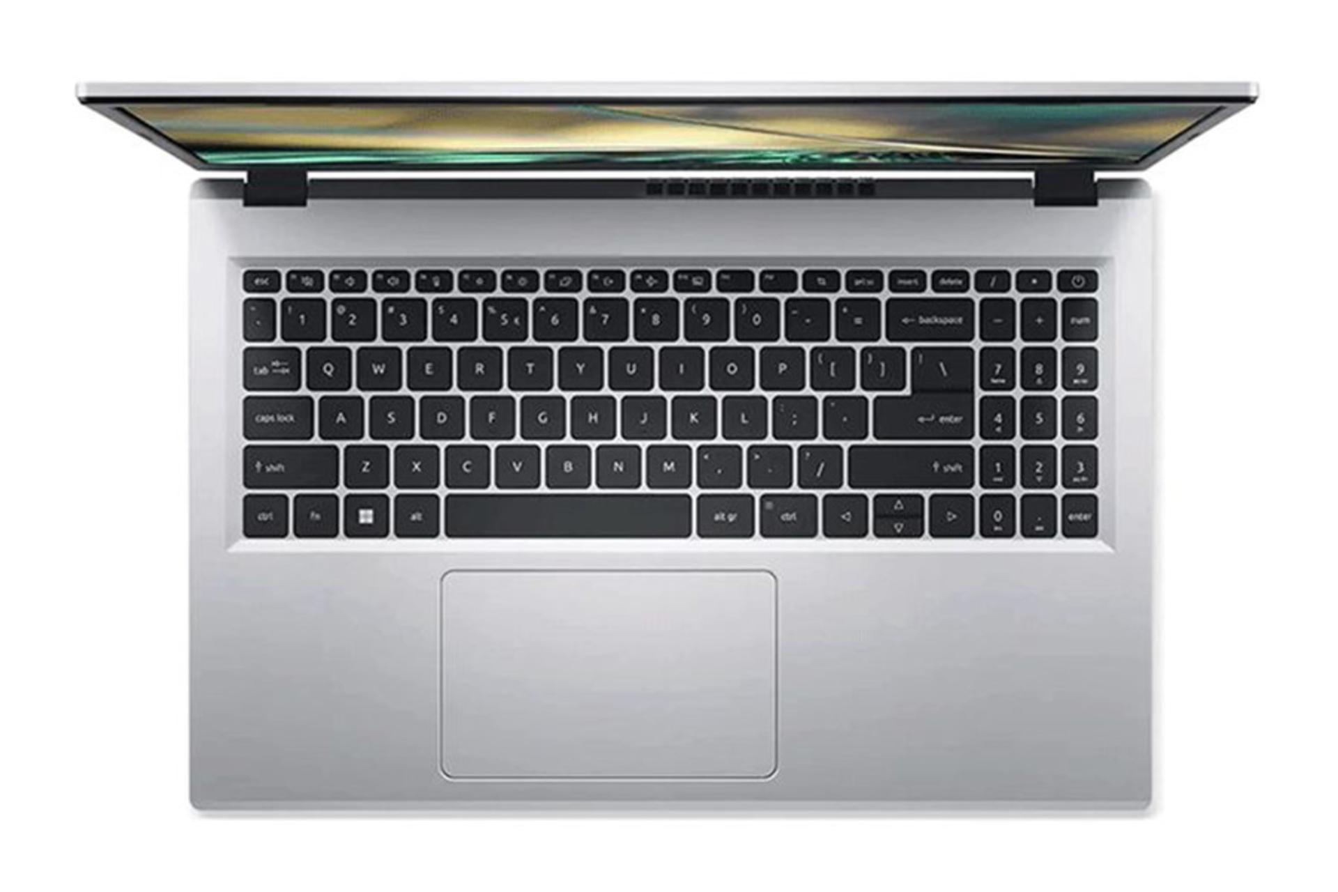 لپ تاپ ایسر laptop Acer Aspire 3 A315-510P-3652 نمای بالا