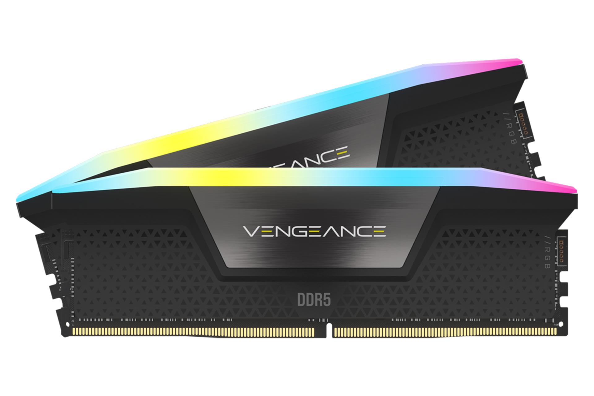 رم کورسیر Corsair VENGEANCE RGB 32GB (2x16) DDR5-6000 CL40