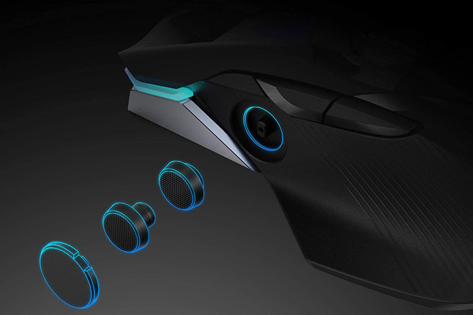 جوی استیک ماوس ایسوس P704 ROG CHAKRAM RGB