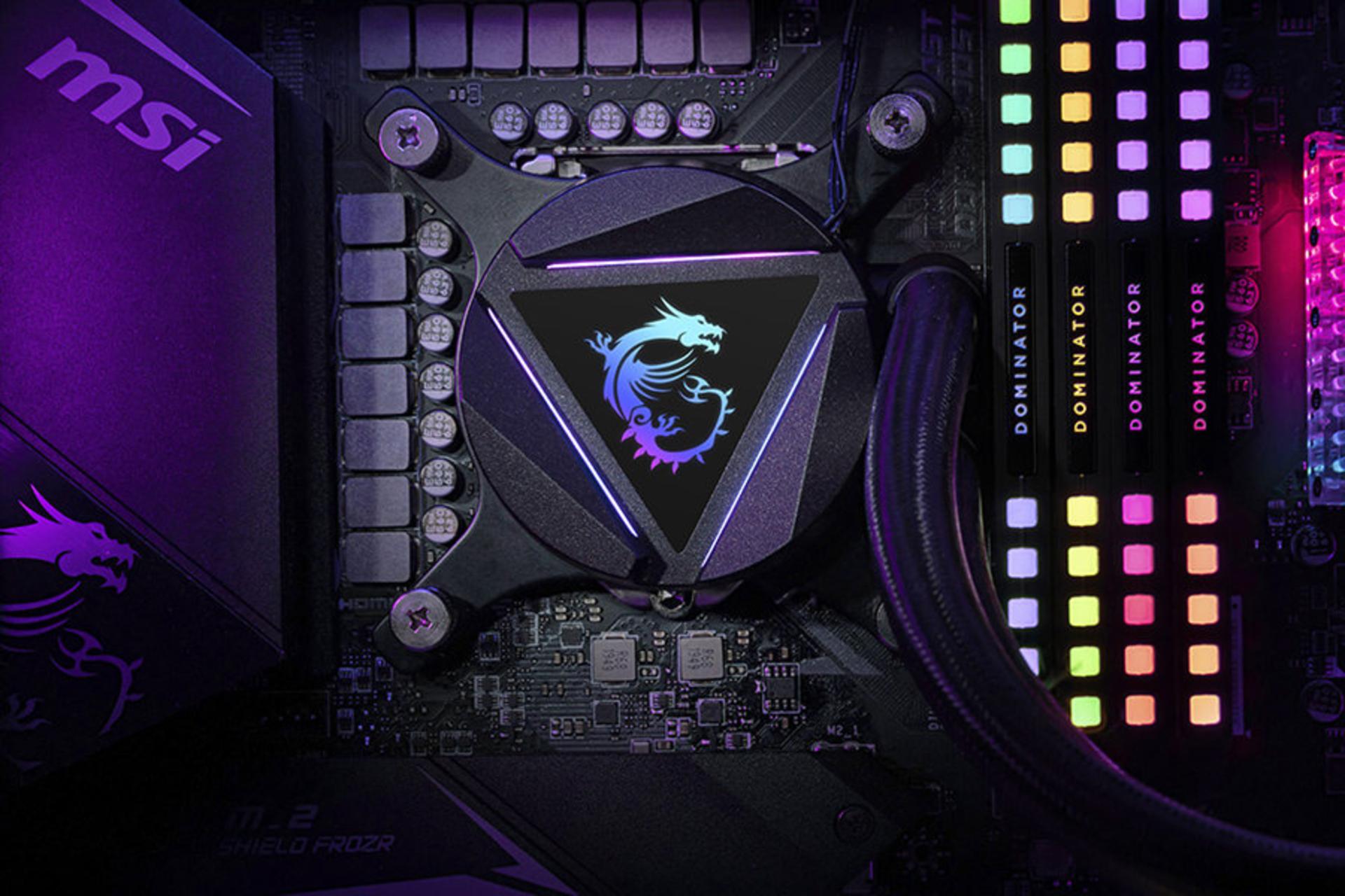 خنک کننده مایع ام اس آی MAG CORELIQUID 240R داخل کیس