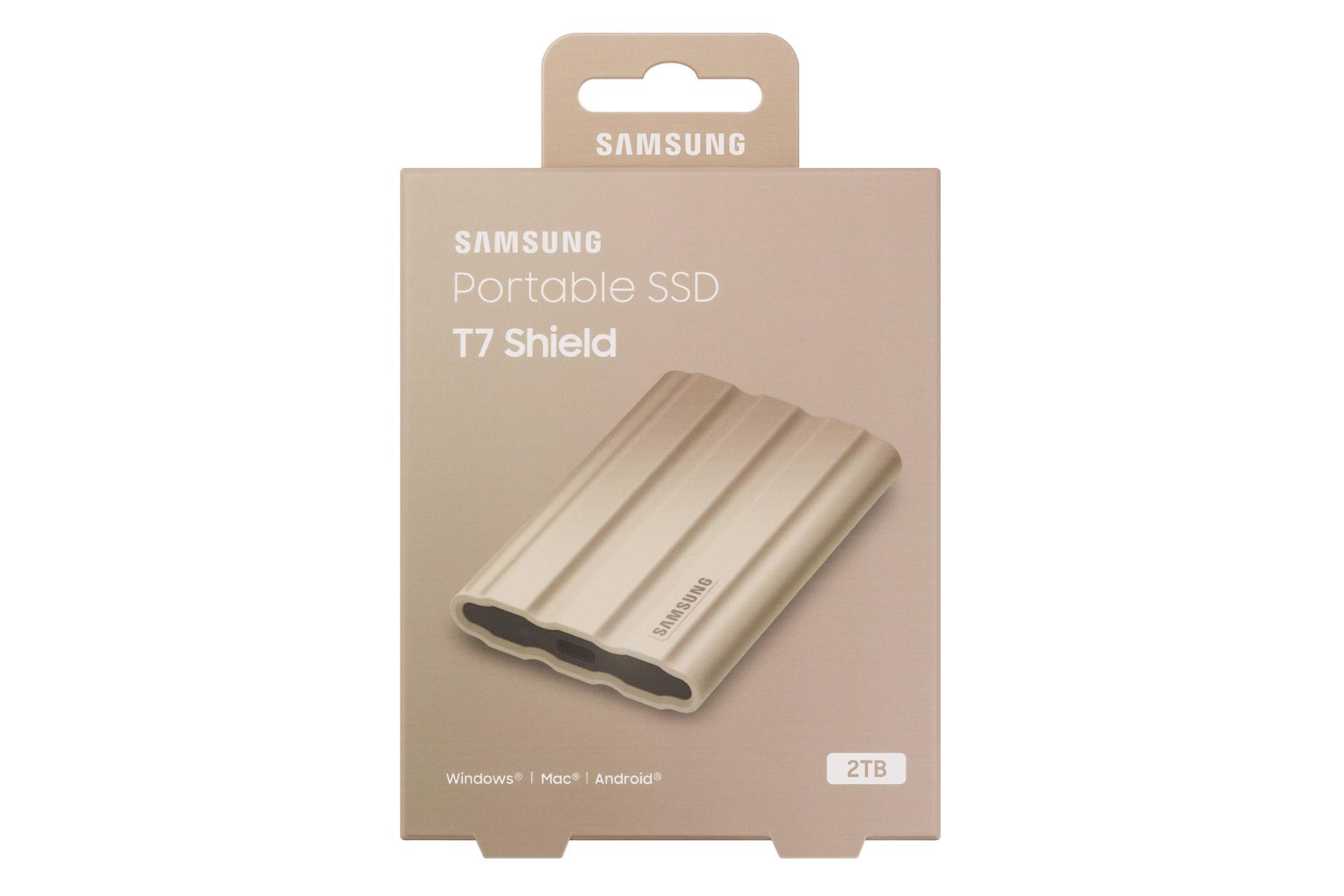 مرجع متخصصين ايران جعبه SSD سامسونگ T7 Shield USB 3.2 Gen 2