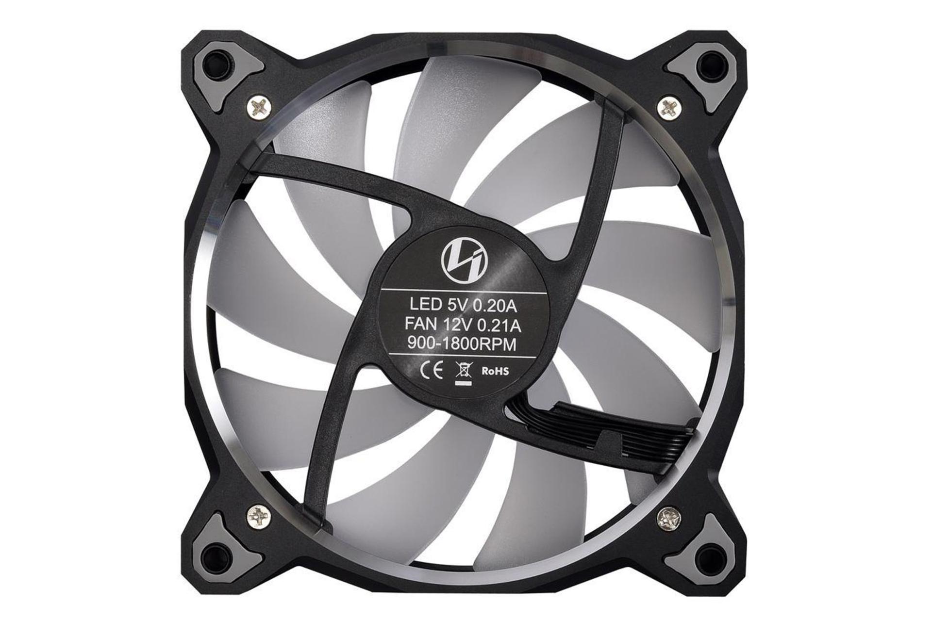 نمای پشت فن کیس لیان لی BORA-Digital