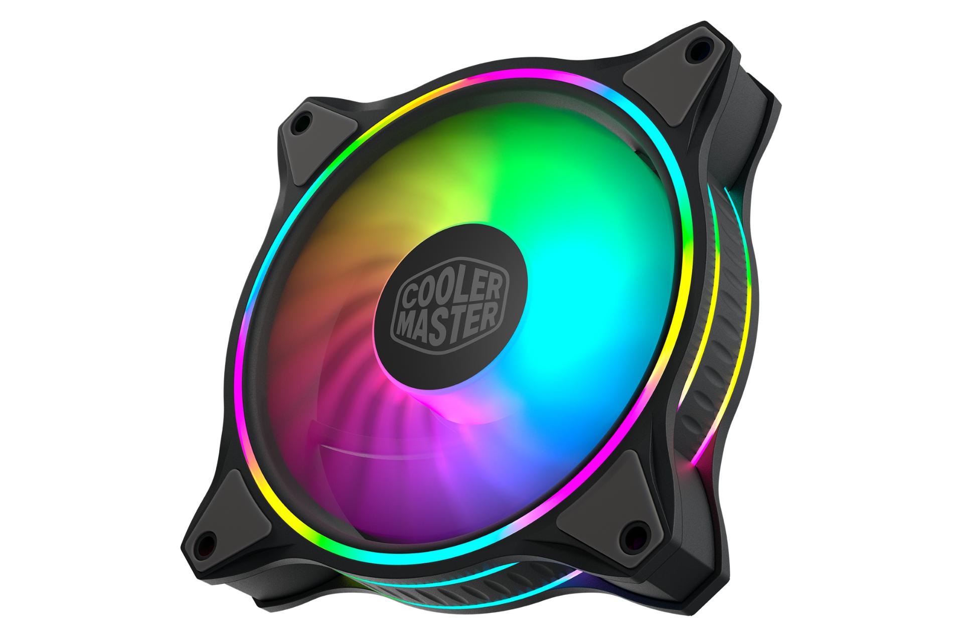 نمای راست فن کیس کولر مستر MASTERFAN MF120 HALO