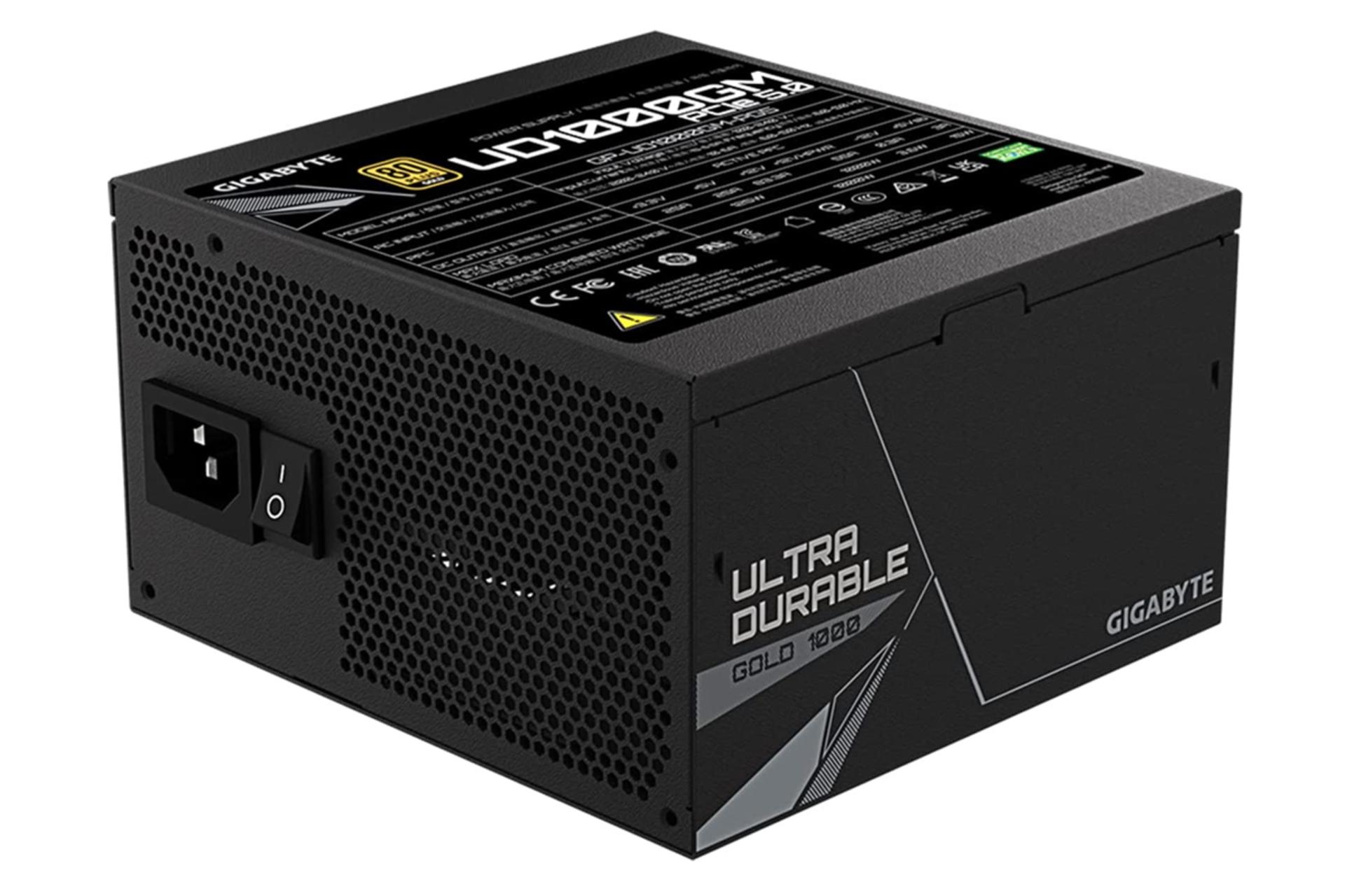 مرجع متخصصين ايران ابعاد پاور كامپيوتر گيگابايت GIGABYTE GP-UD1000GM با توان 1000 وات