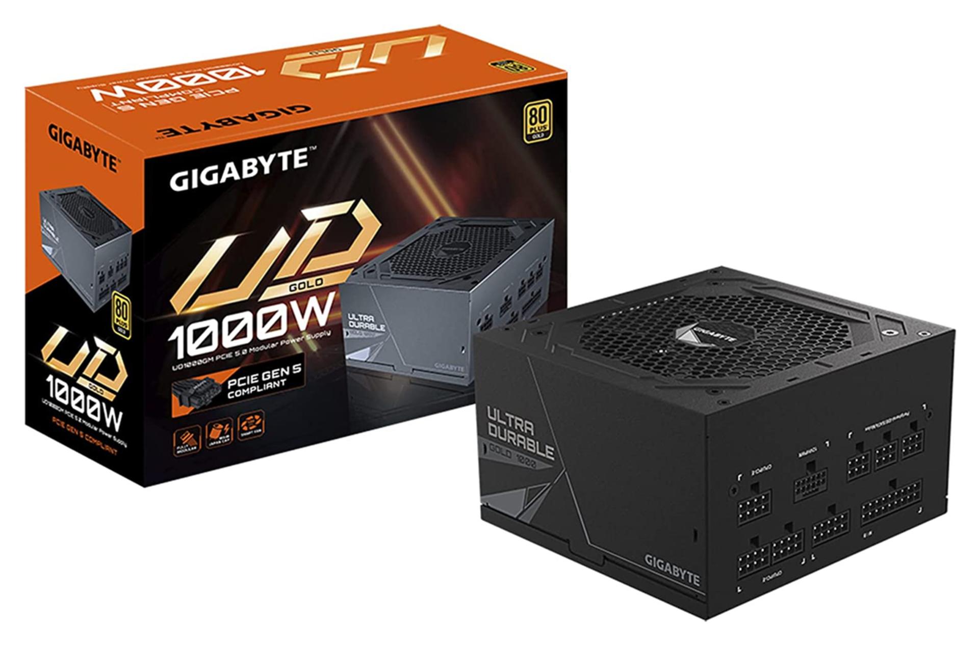 جعبه پاور کامپیوتر گیگابایت GIGABYTE GP-UD1000GM با توان 1000 وات