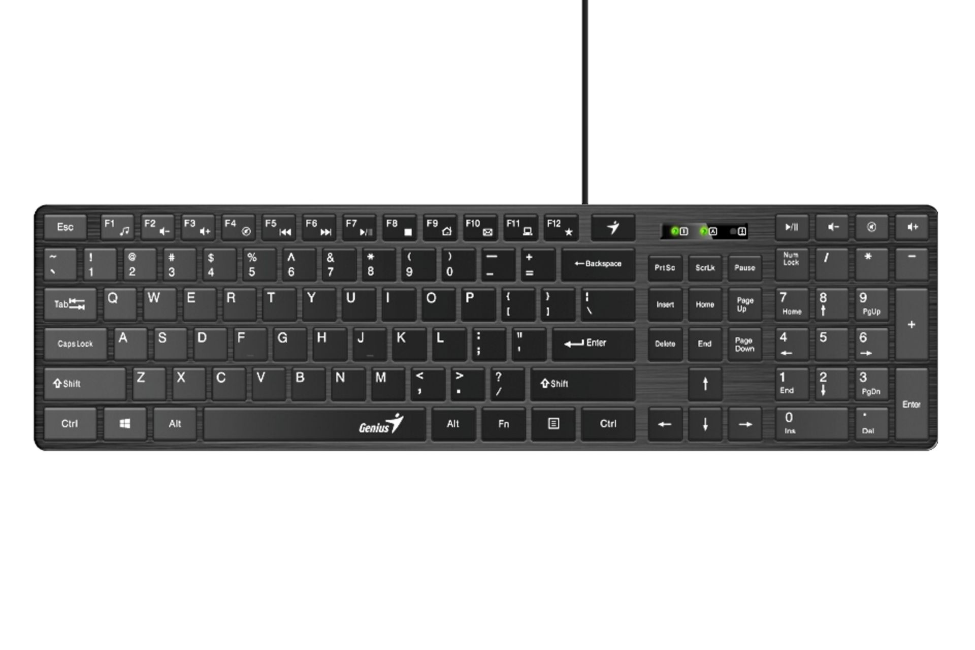 کیبورد جنیوس Genius SlimStar 126 مشکی