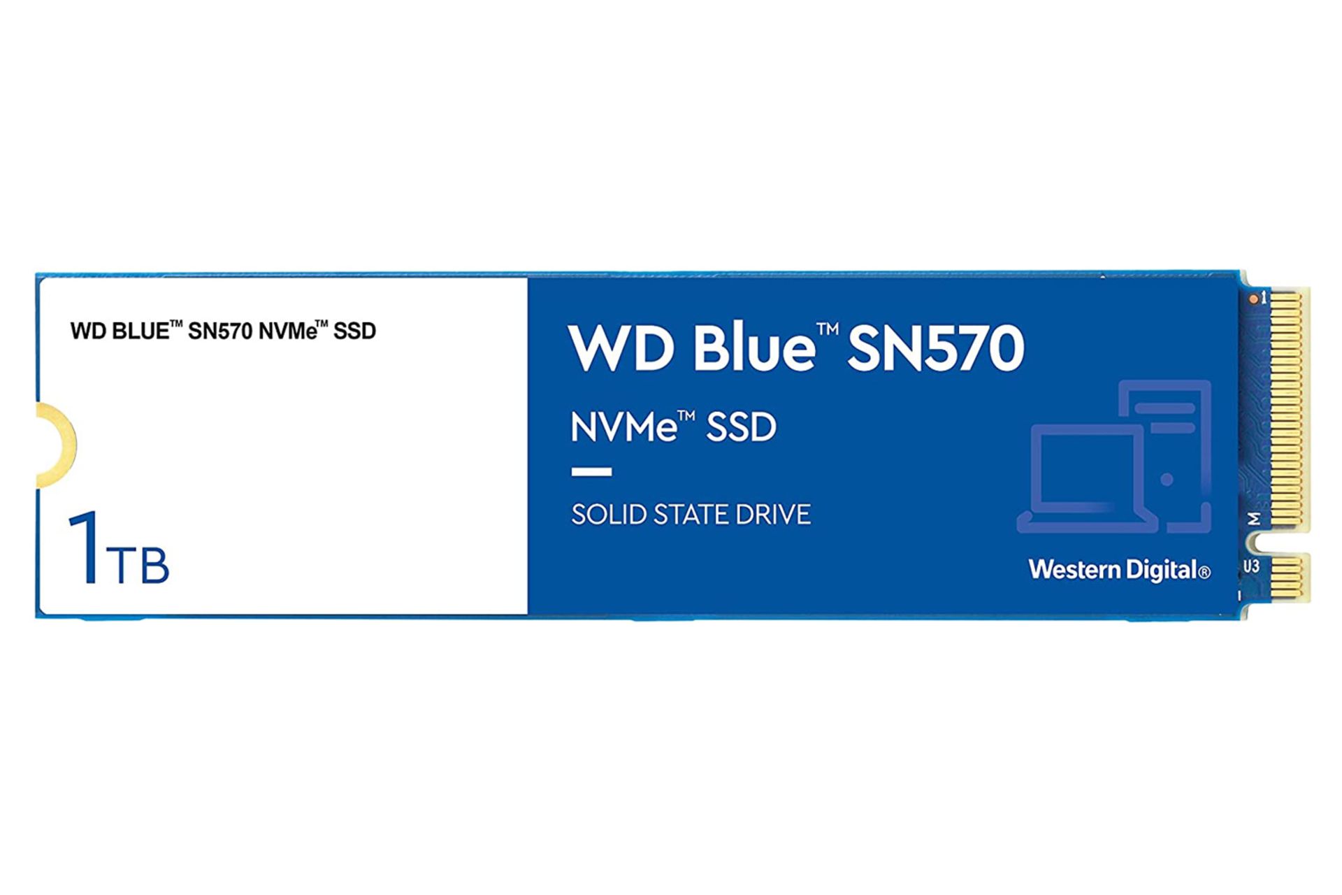 SSD وسترن دیجیتال Blue SN570 NVMe M.2 ظرفیت 1 ترابایت