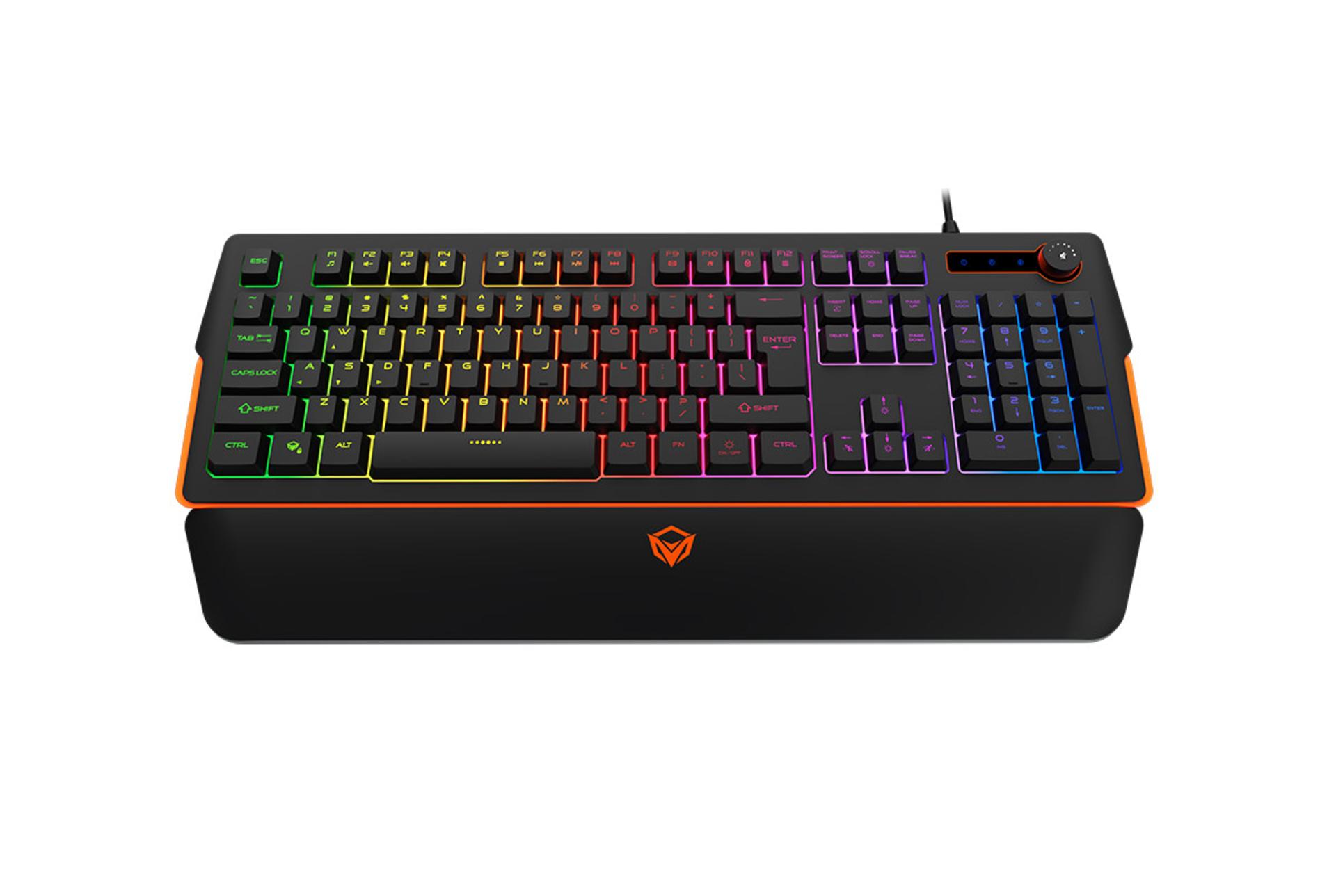 نمای پایینی کیبورد میشن MT-K9520