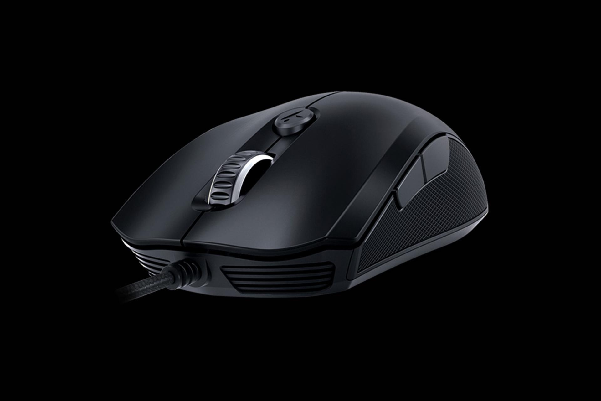 نمای اسکرول و کلیدهای ماوس جنیوس Scorpion M6-600 مشکی