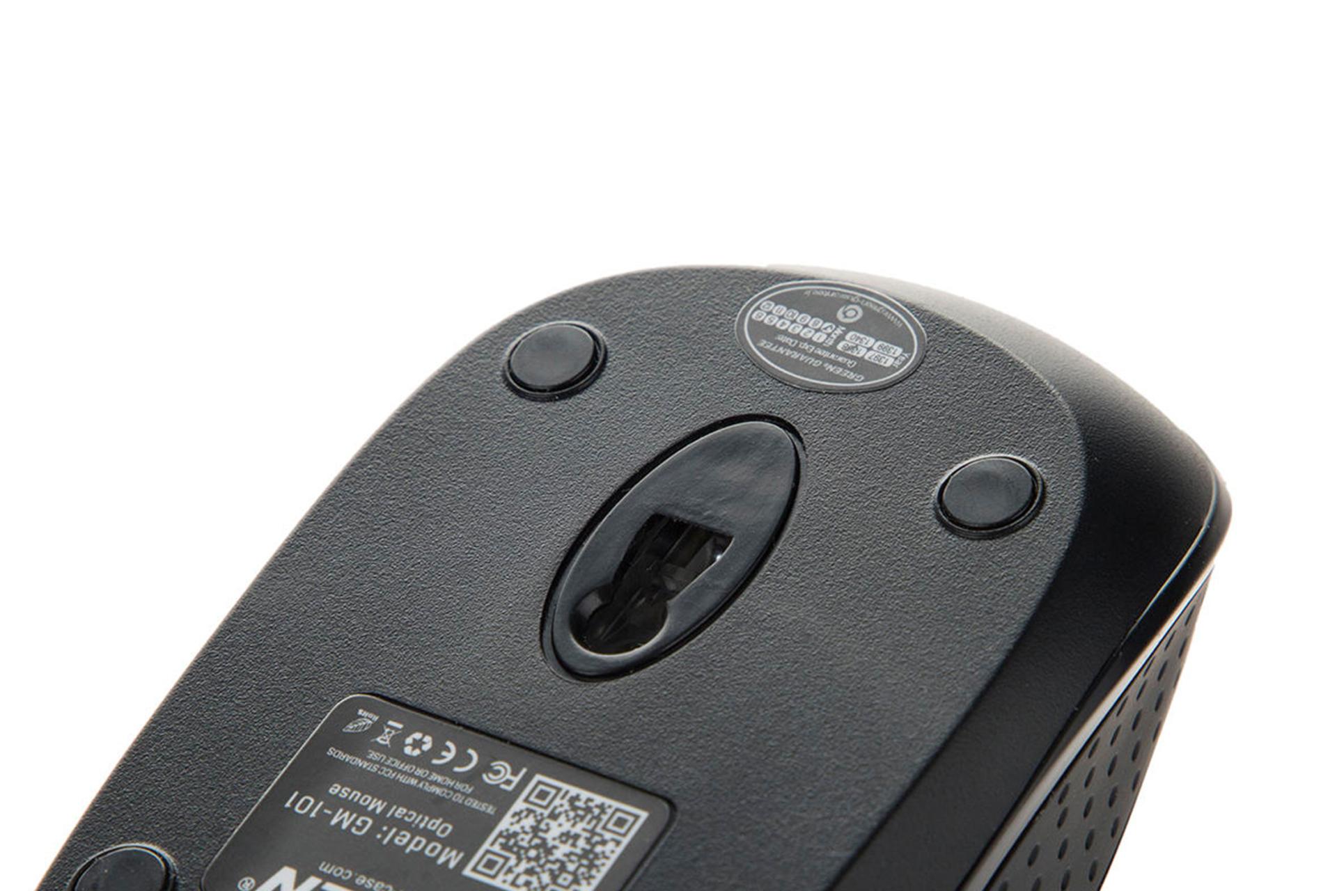 نمای پشت ماوس گرین GM-101 