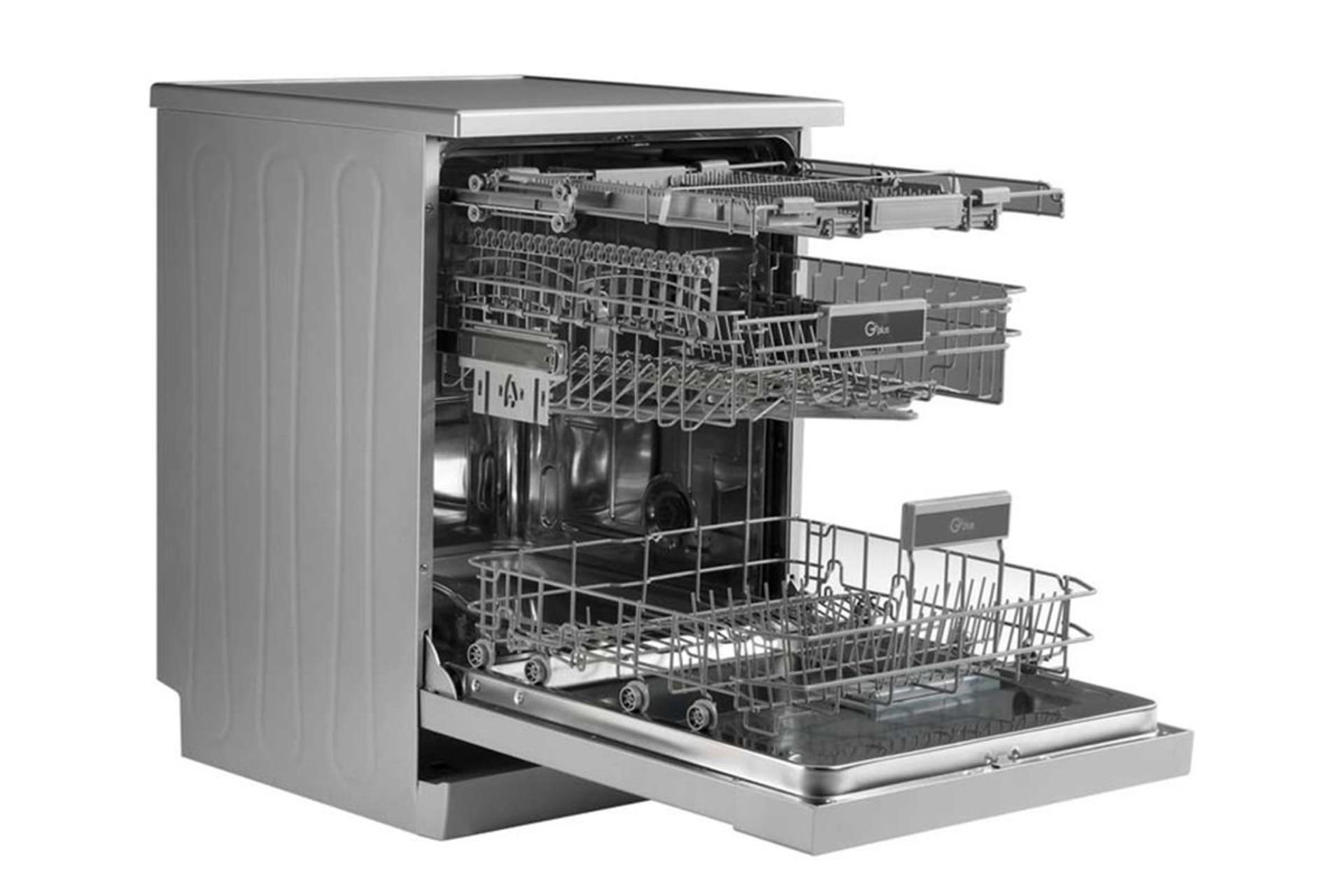 ماشین ظرفشویی جی پلاس Gplus GDW-L463 فضای داخل