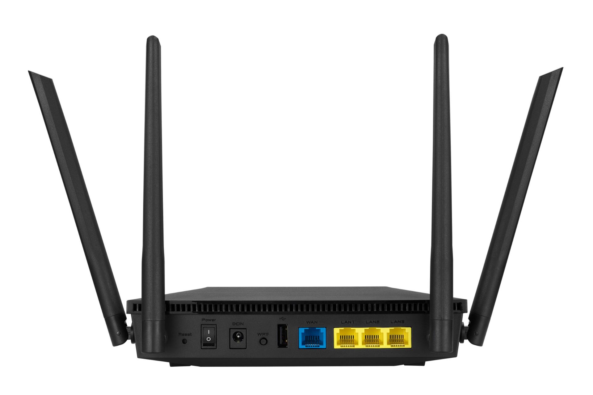 درگاه‌های روتر ایسوس ASUS RT-AX53U