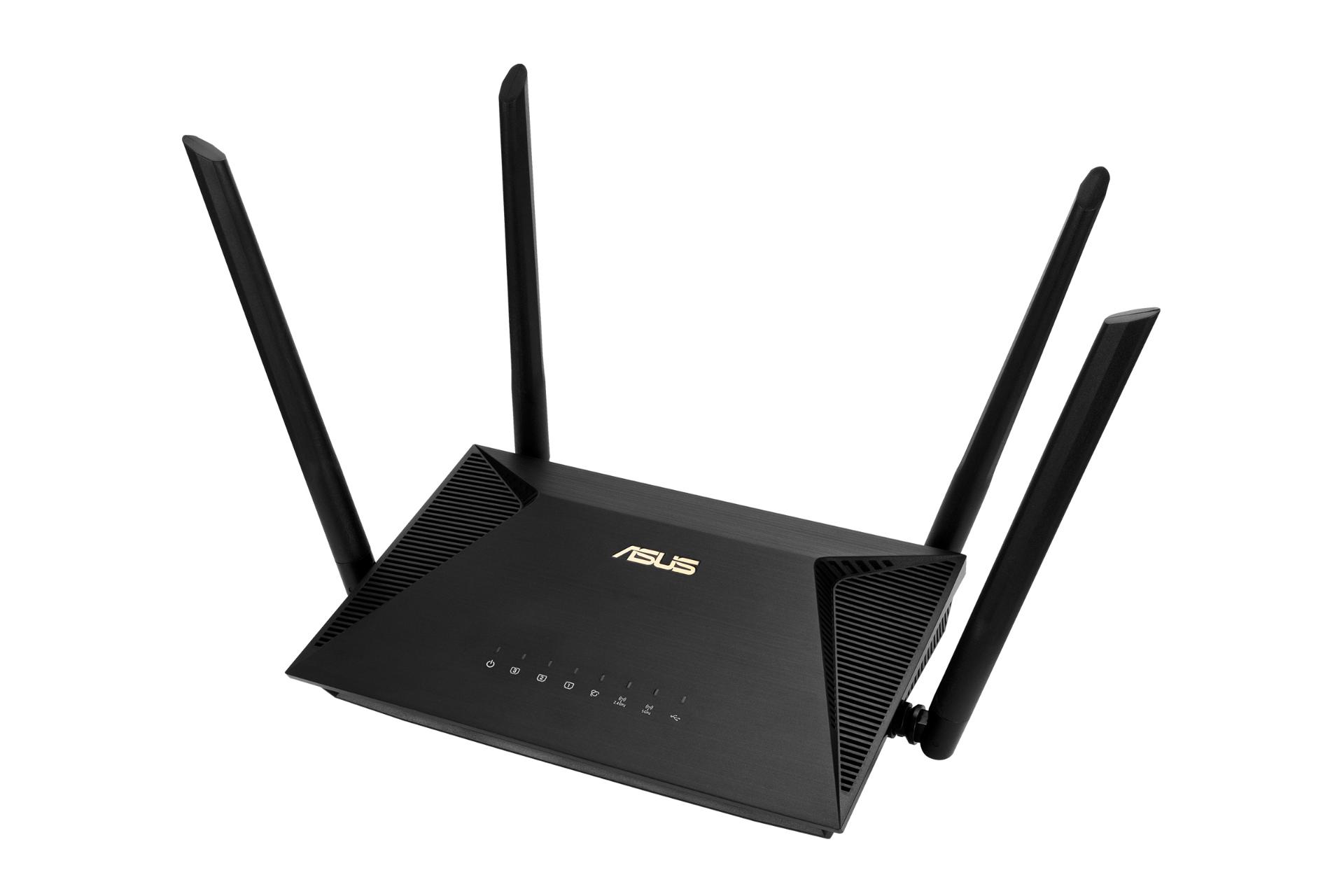 نمای کناری روتر ایسوس ASUS RT-AX53U
