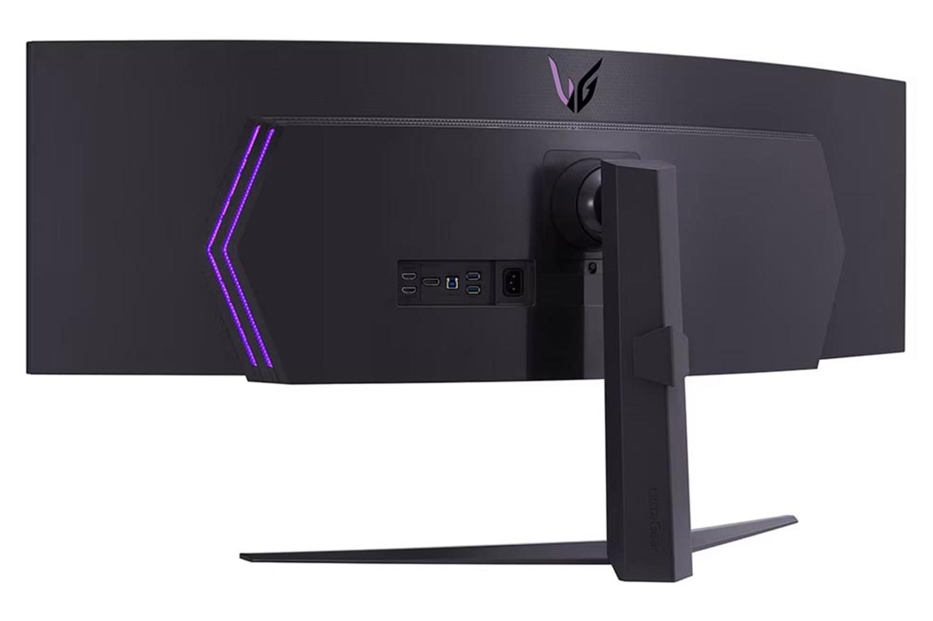 مانیتور ال جی 49 اینچ مدل UltraGear 49GR85DC نمای پشت