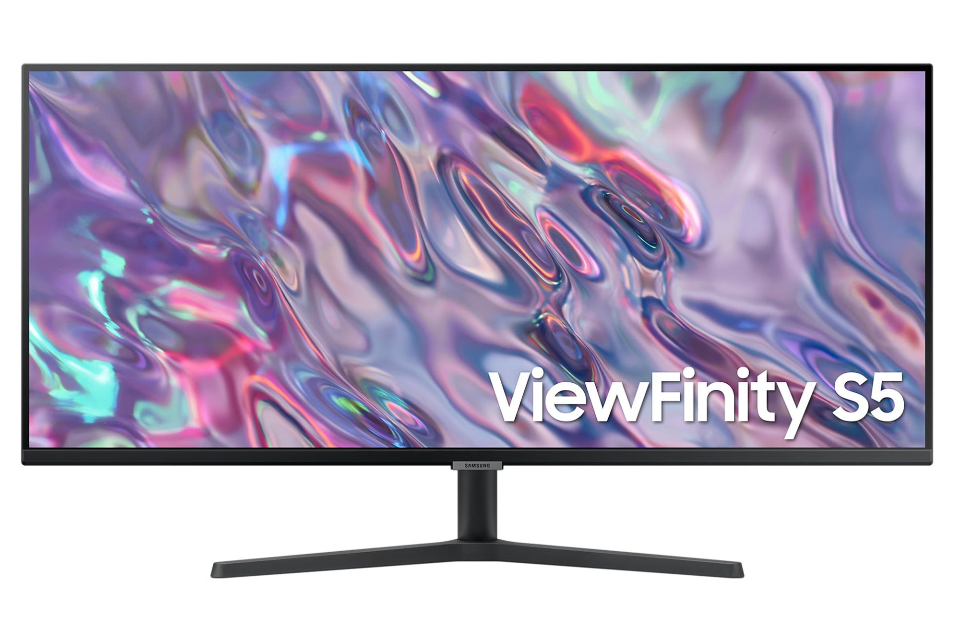  مانیتور سامسونگ 34 اینچ مدل ViewFinity S5 LS34C500GAEXXP نمای جلو