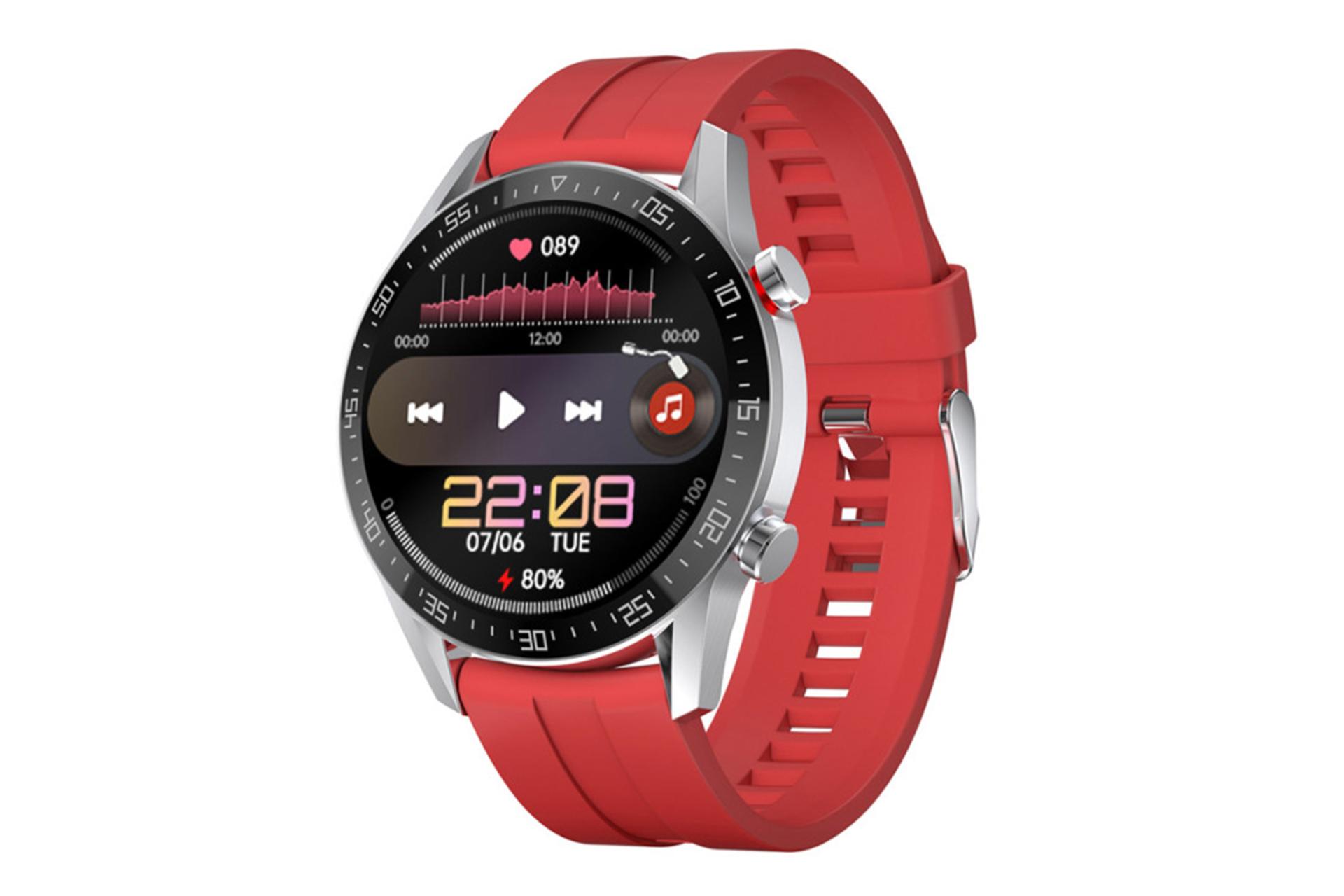 ساعت هوشمند پرووان PWS06 بند قرمز