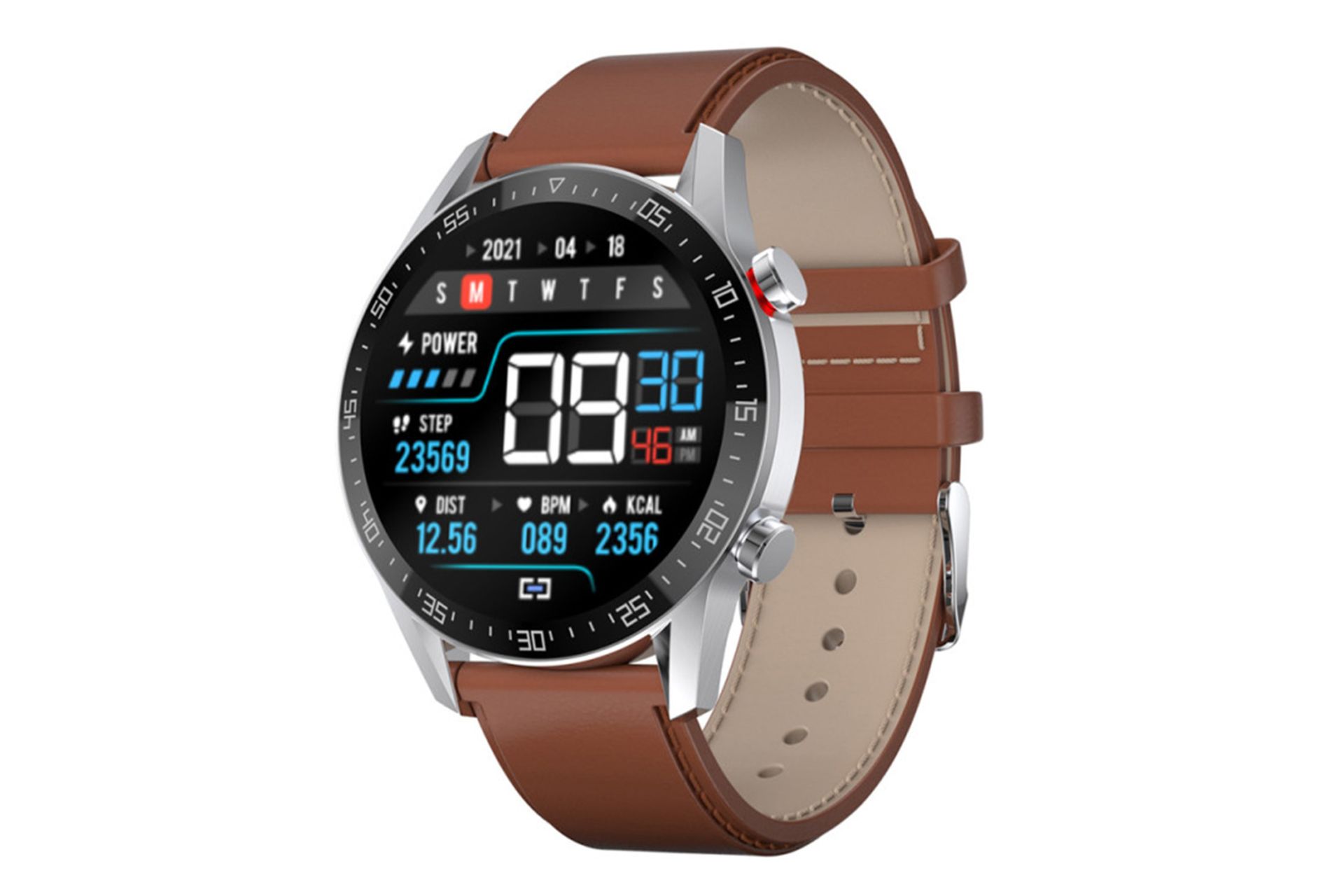 ساعت هوشمند پرووان PWS06 با بند چرمی