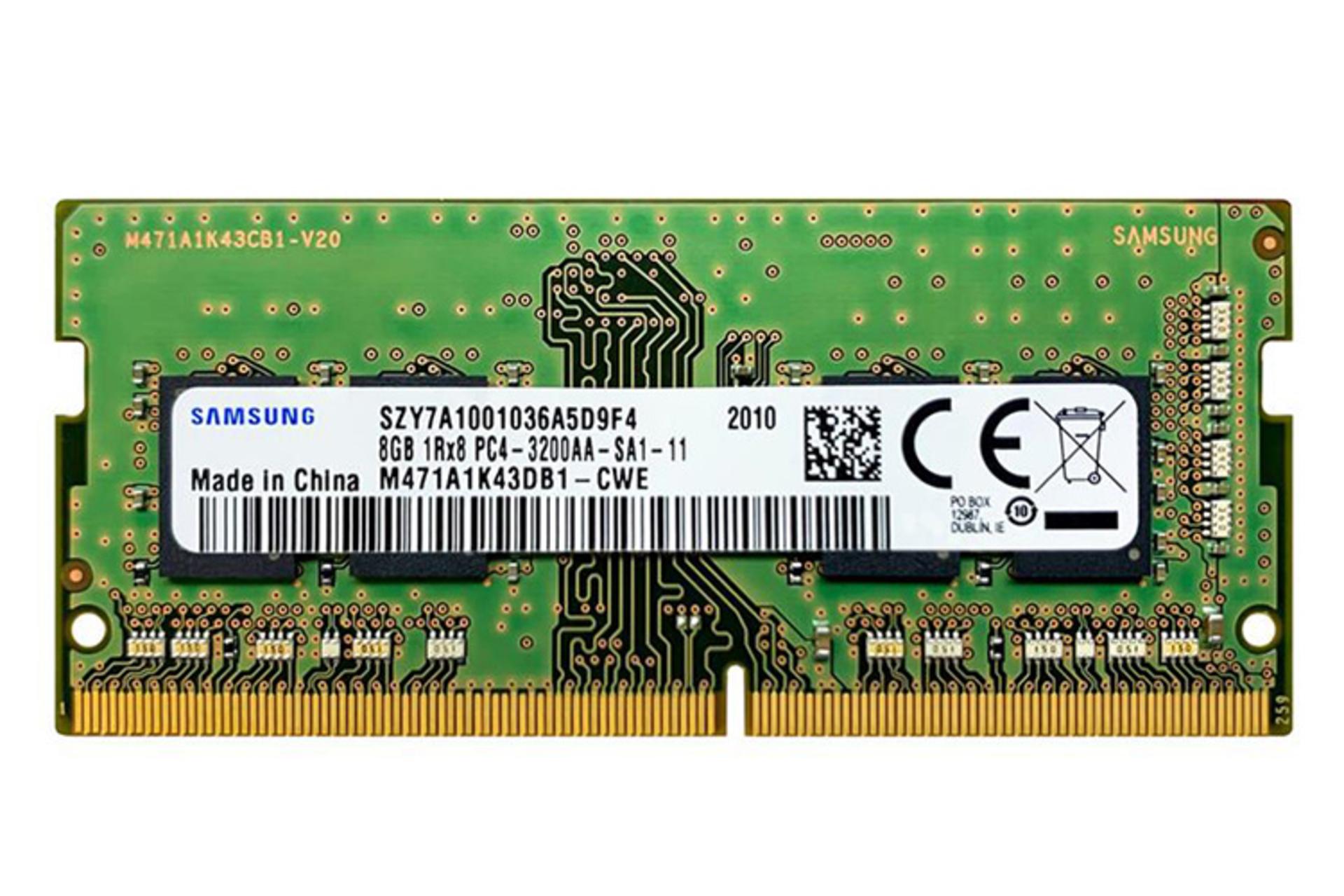 رم سامسونگ Samsung M471A1K43DB1-CWE 8GB DDR4-3200 CL22