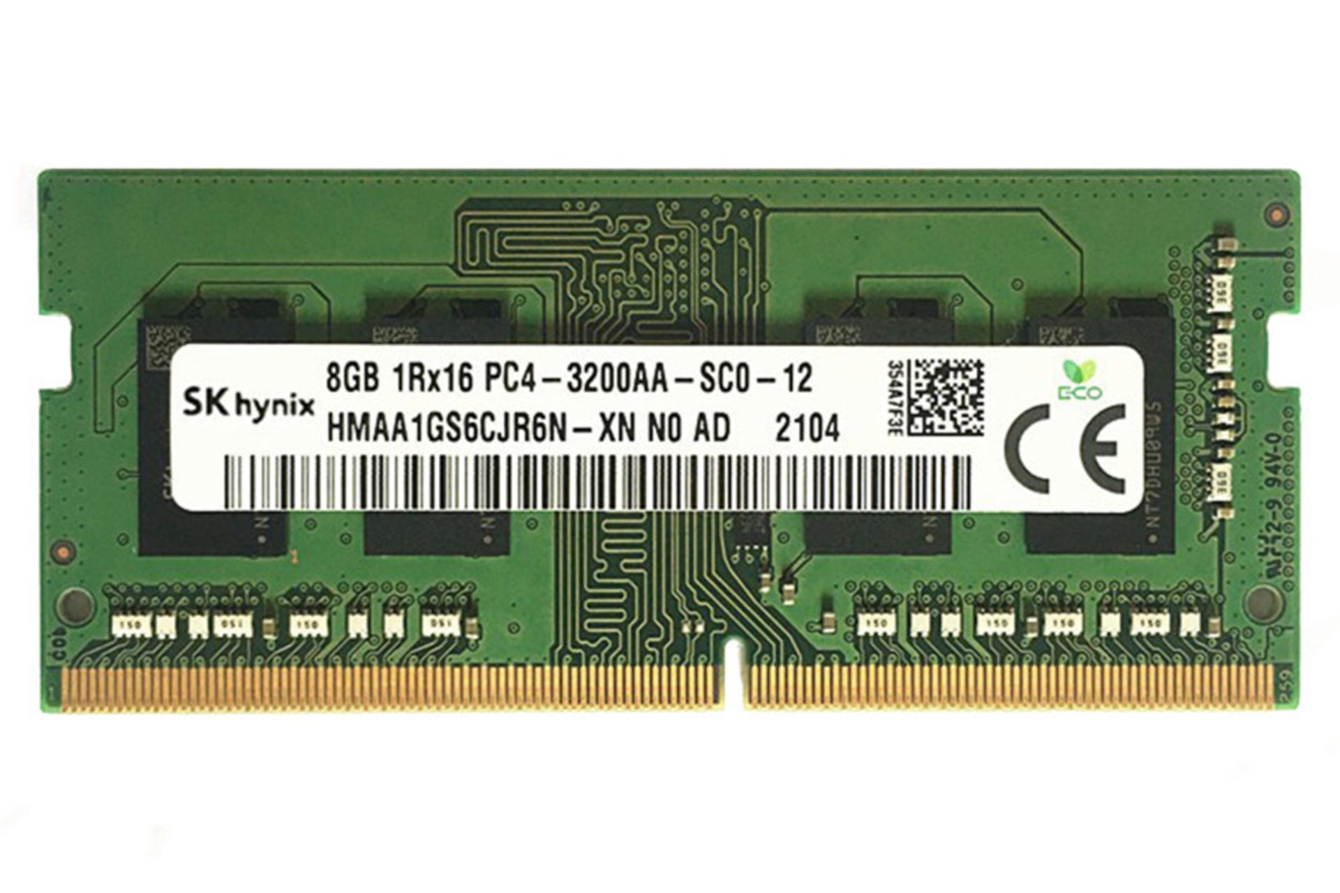 رم اس کی هاینیکس SK Hynix HMAA1GS6CJR6N-XN 8GB DDR4-3200 CL22