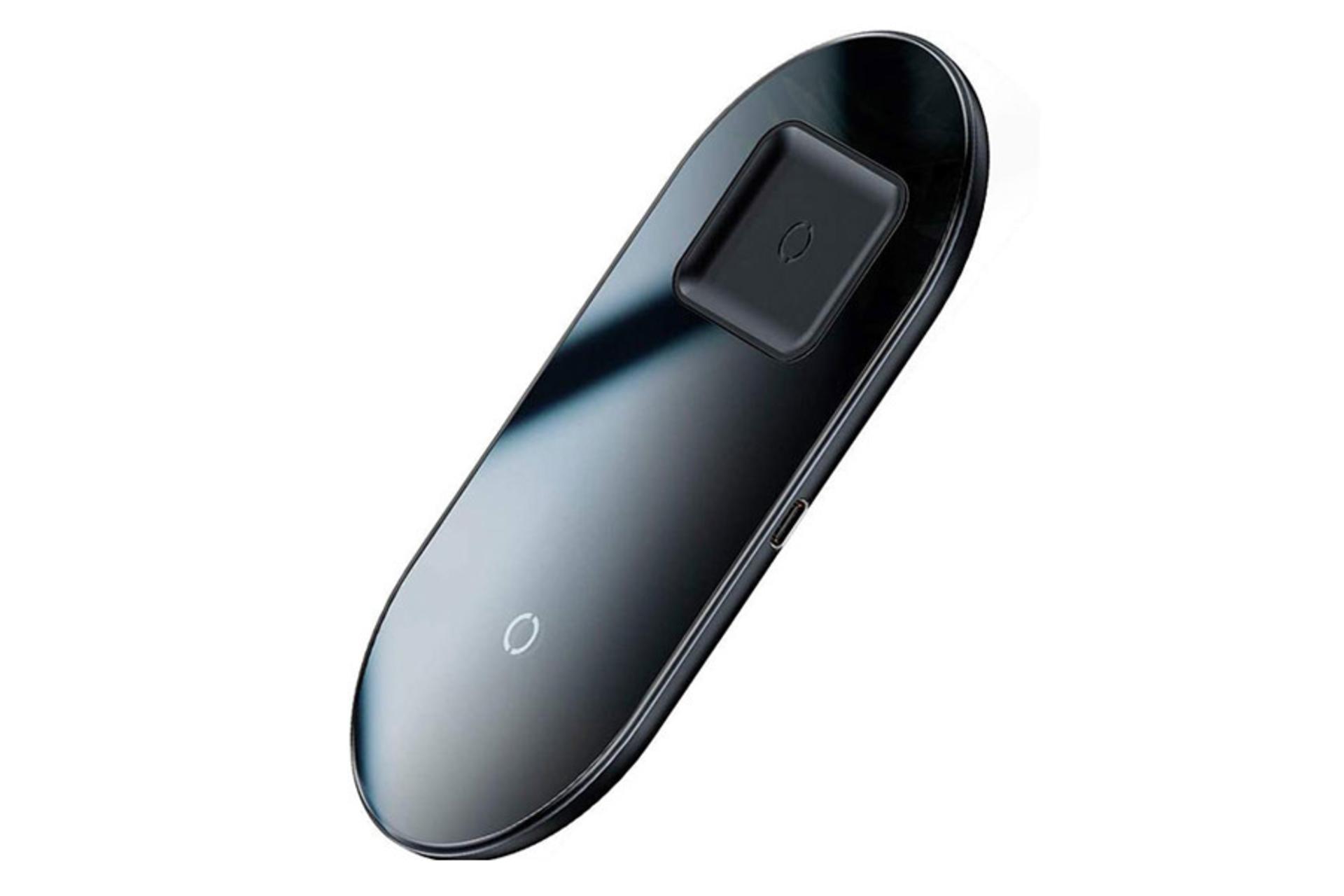 نمای جانبی شارژر باسئوس Simple 2 in 1 WXJK-01