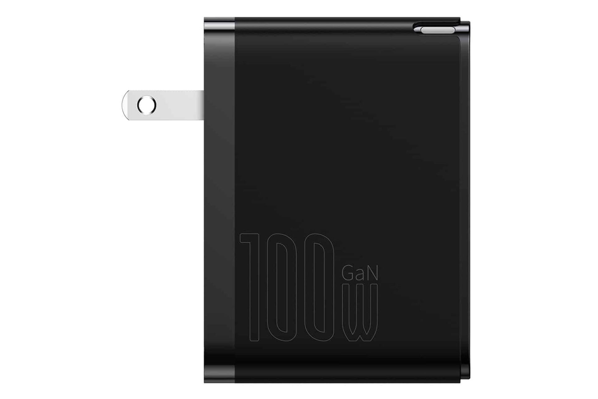 مرجع متخصصين ايران شارژر باسئوس GaN5 Pro 100W با دوشاخه آمريكايي