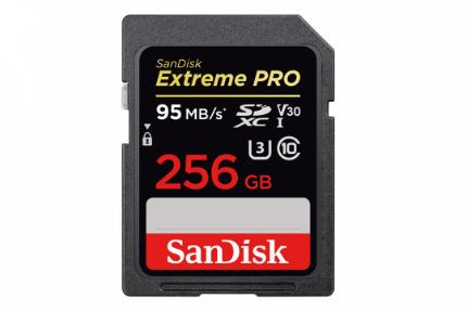 سن دیسک SDXC با ظرفیت 256 گیگابایت Extreme Pro V30 کلاس 10