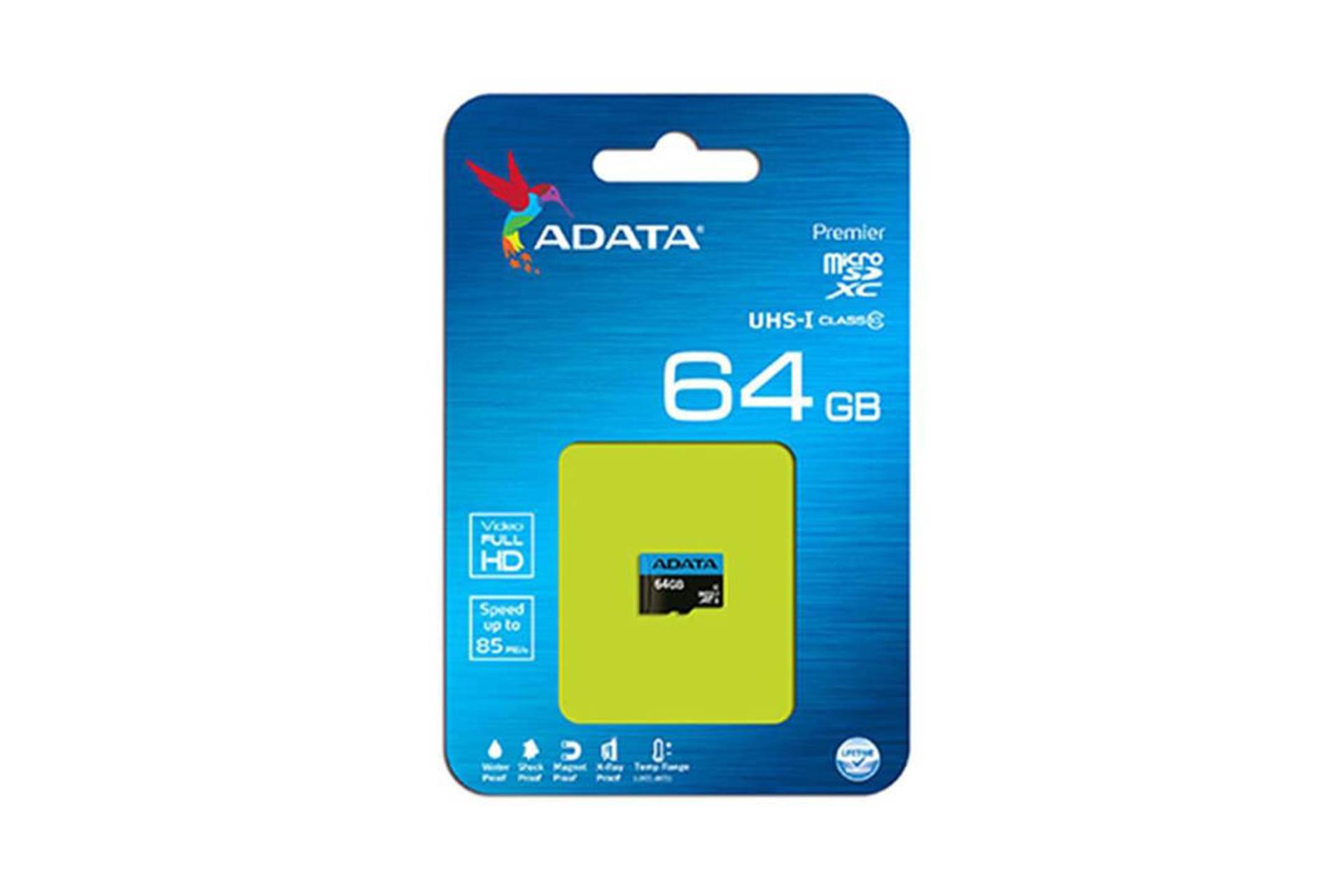 ADATA Premier microSDXC Class 10 UHS-I U1 64GB