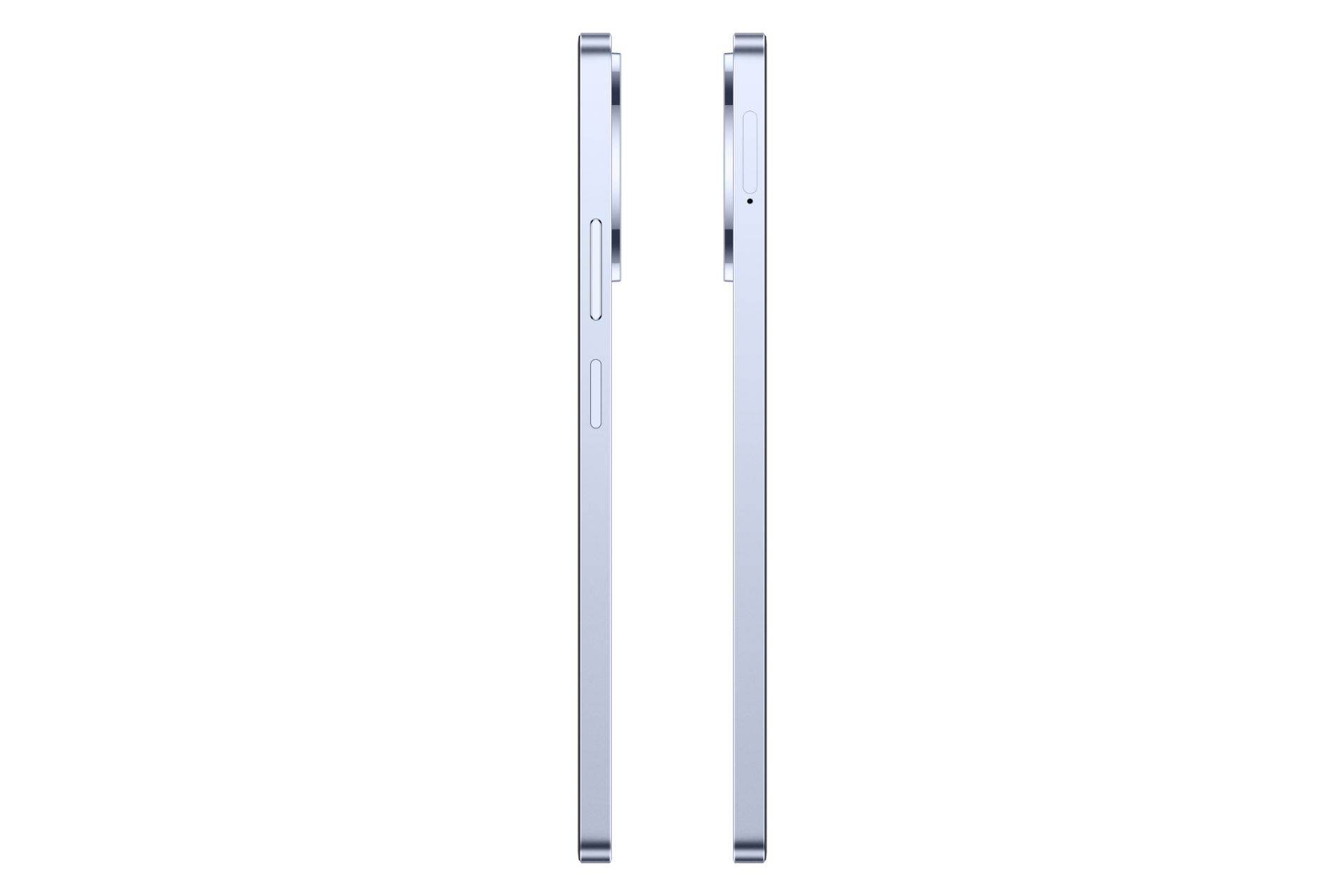 نمای جانبی گوشی موبایل ریلمی Realme 11x بنفش