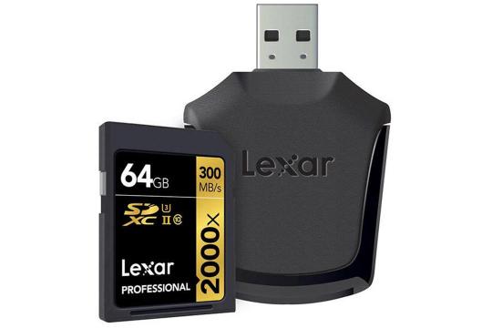 Lexar Professional SDXC Class 10 UHS-II U3 64GB
