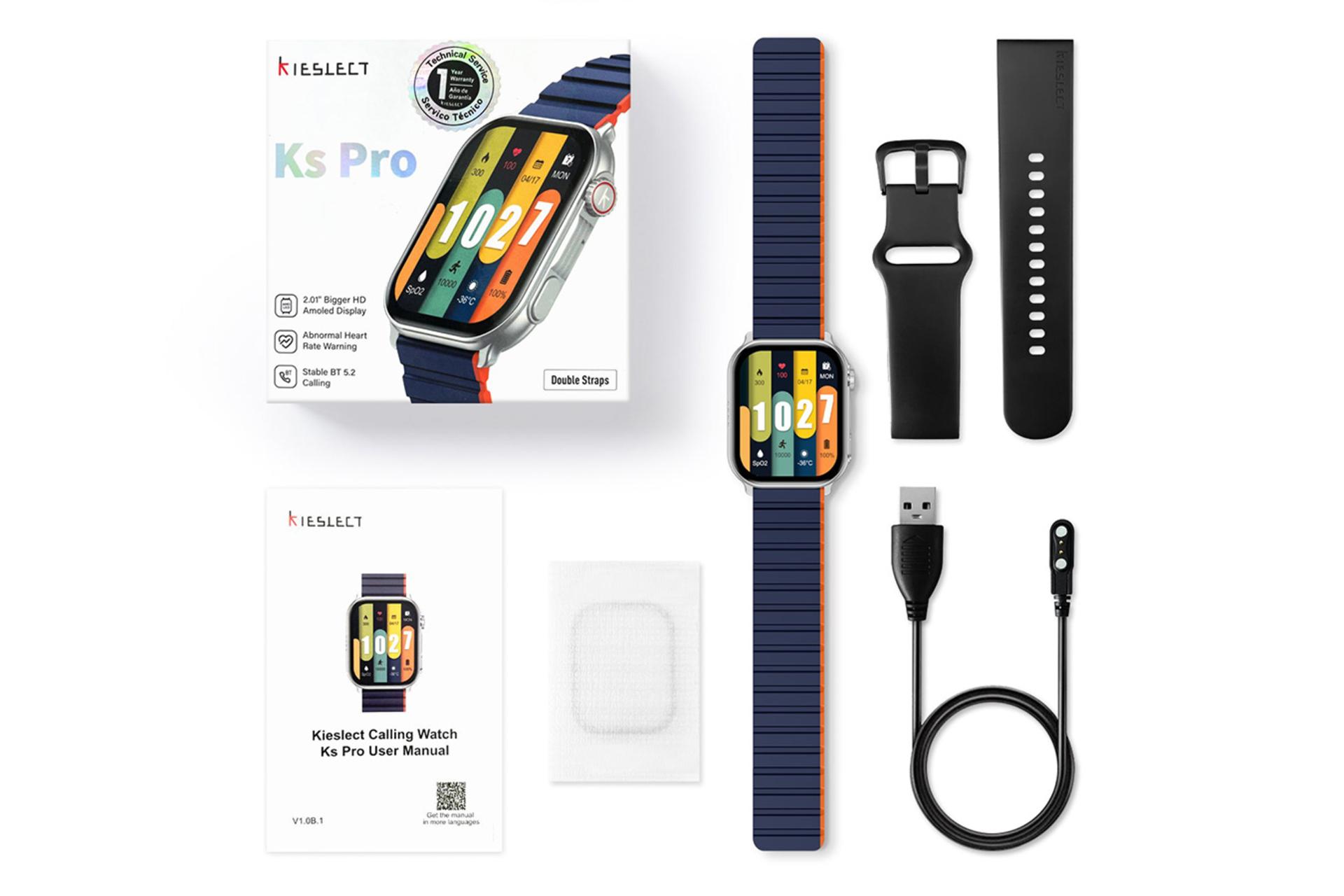 اقلام همراه ساعت هوشمند کیسلکت Kieslect Ks Pro