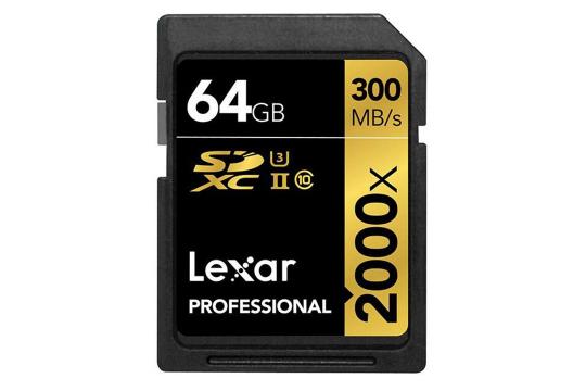 Lexar Professional SDXC Class 10 UHS-II U3 64GB