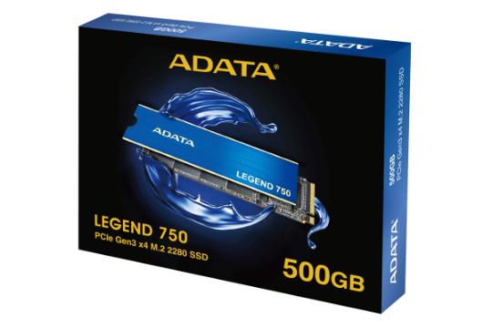 جعبه SSD ای دیتا LEGEND 750 با ظرفیت 500 گیگابایت