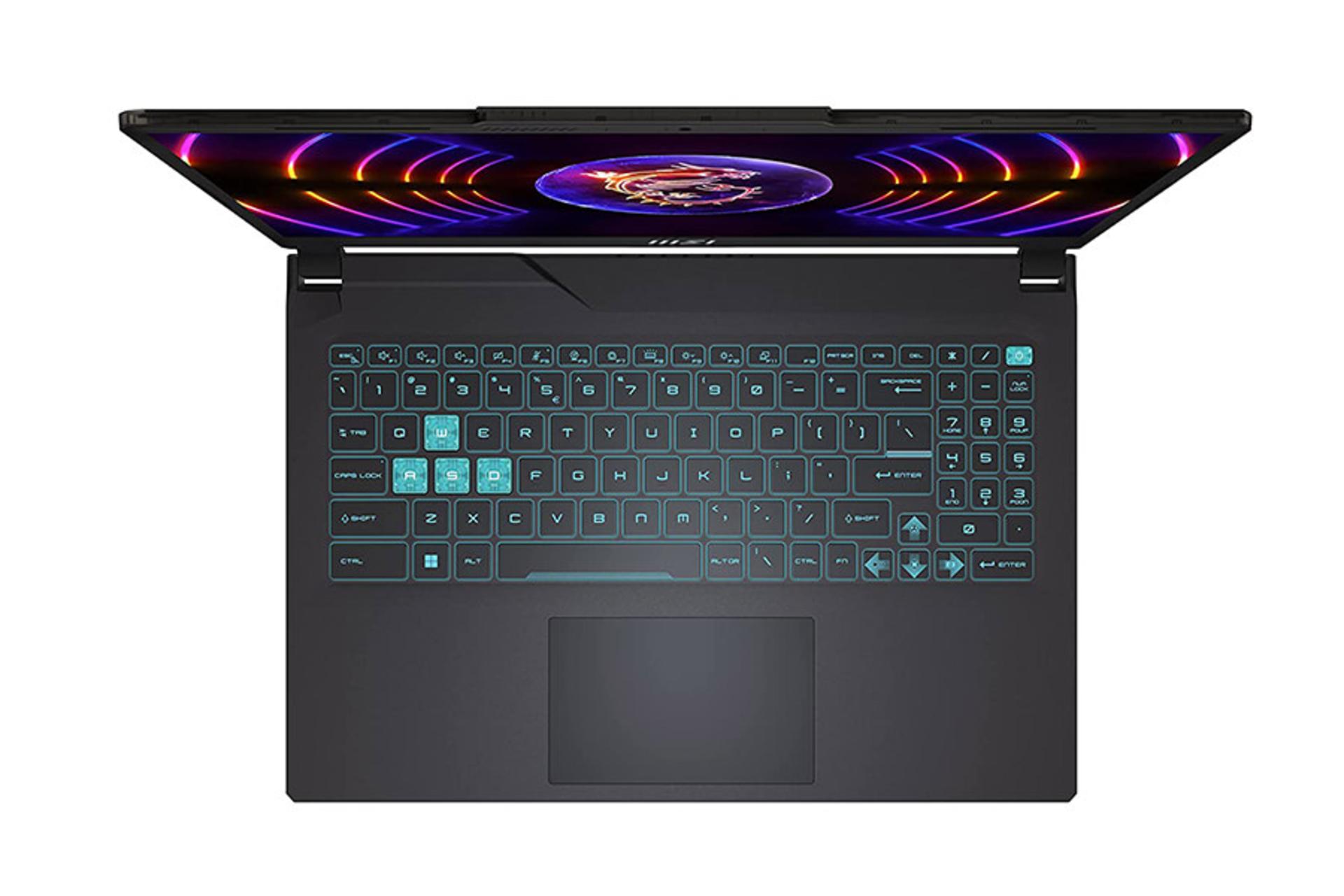 لپ تاپ ام اس آی MSI Cyborg 15 A12VE نمای بالا