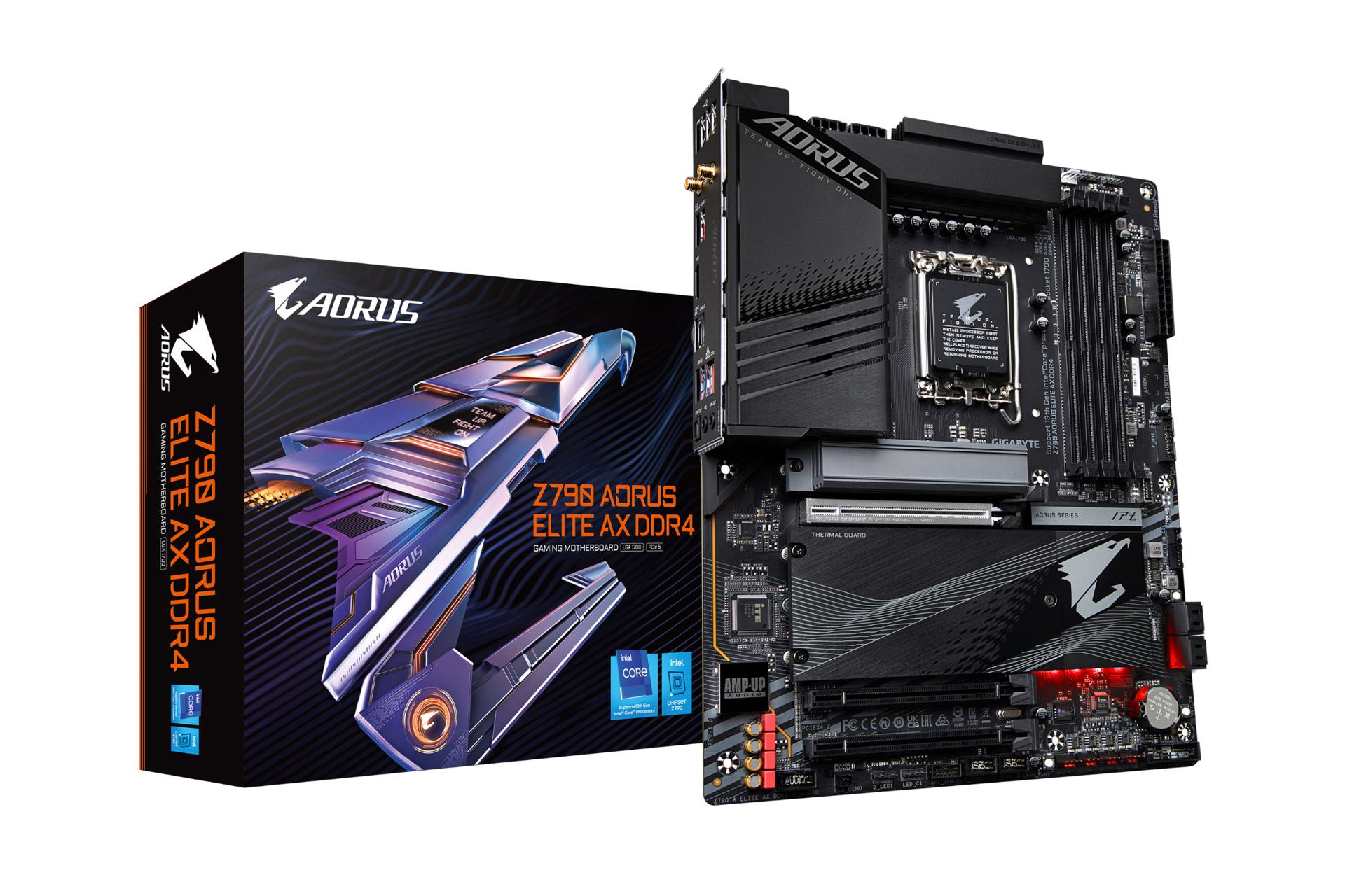 جعبه مادربرد گیگابایت GIGABYTE Z790 AORUS ELITE AX DDR4 (rev. 1.x)