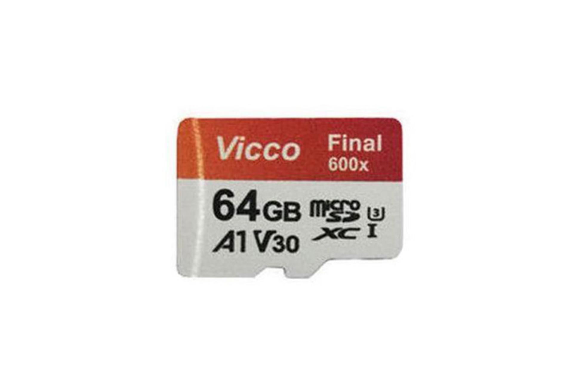 مرجع متخصصين ايران كارت حافظه ويكومن Viccoman Final 600X Plus MicroSDXC Class 10 UHS-I U3 64GB