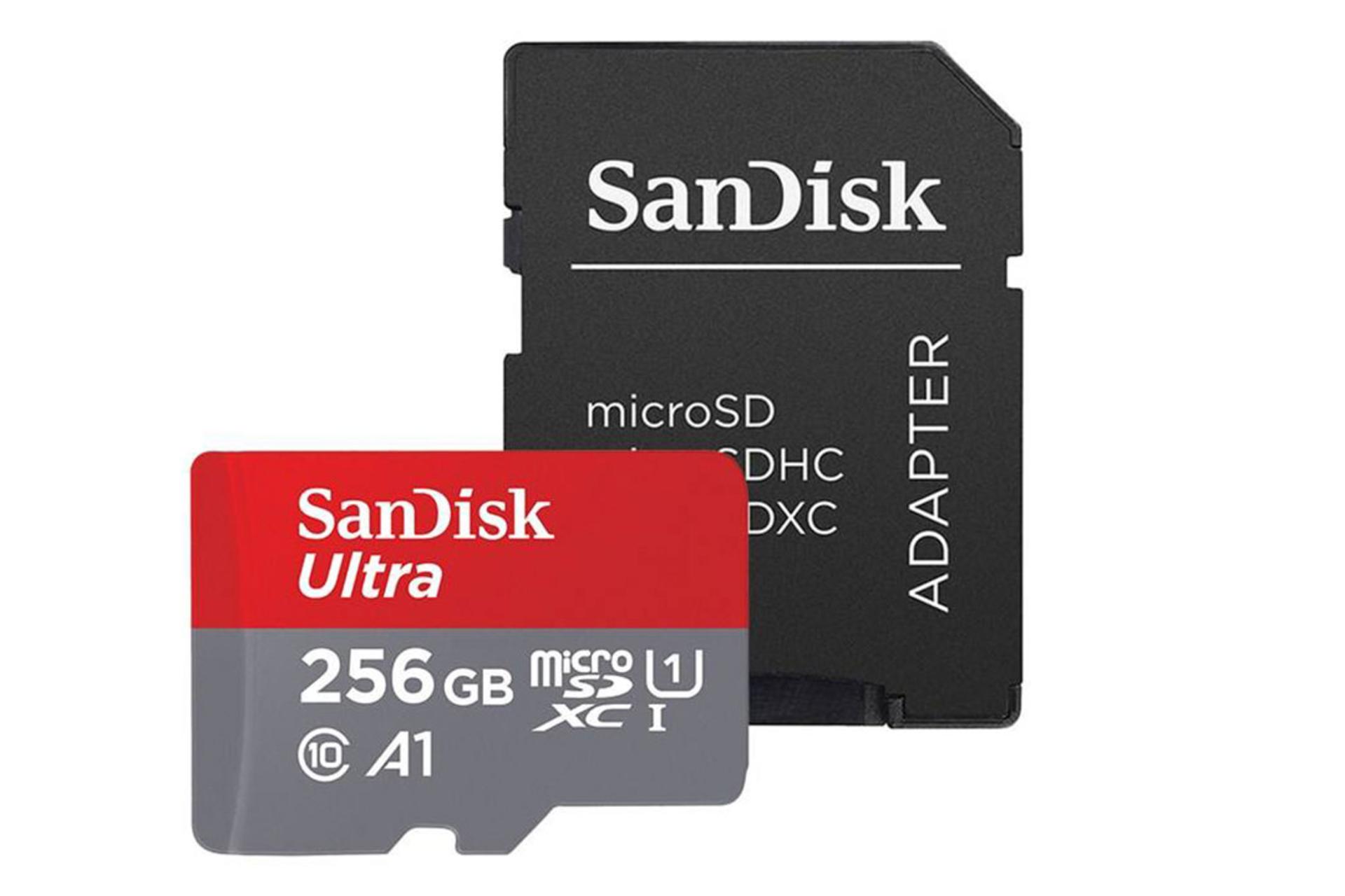 مرجع متخصصين ايران SanDisk Ultra A1 microSDXC Class 10 UHS-I U1 256GB