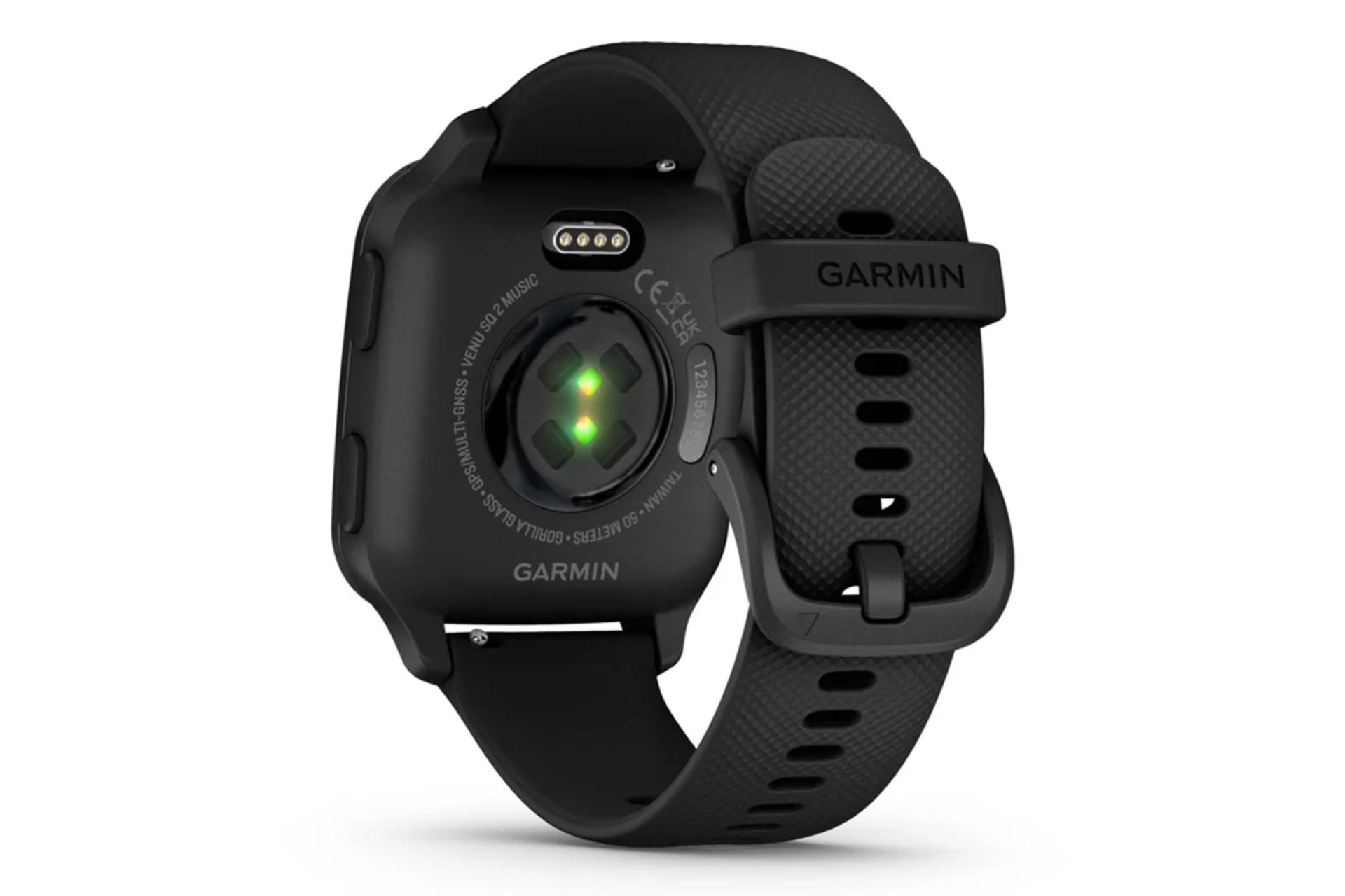 نمای پشتی ساعت هوشمند گارمین Garmin Venu Sq 2 Music Edition