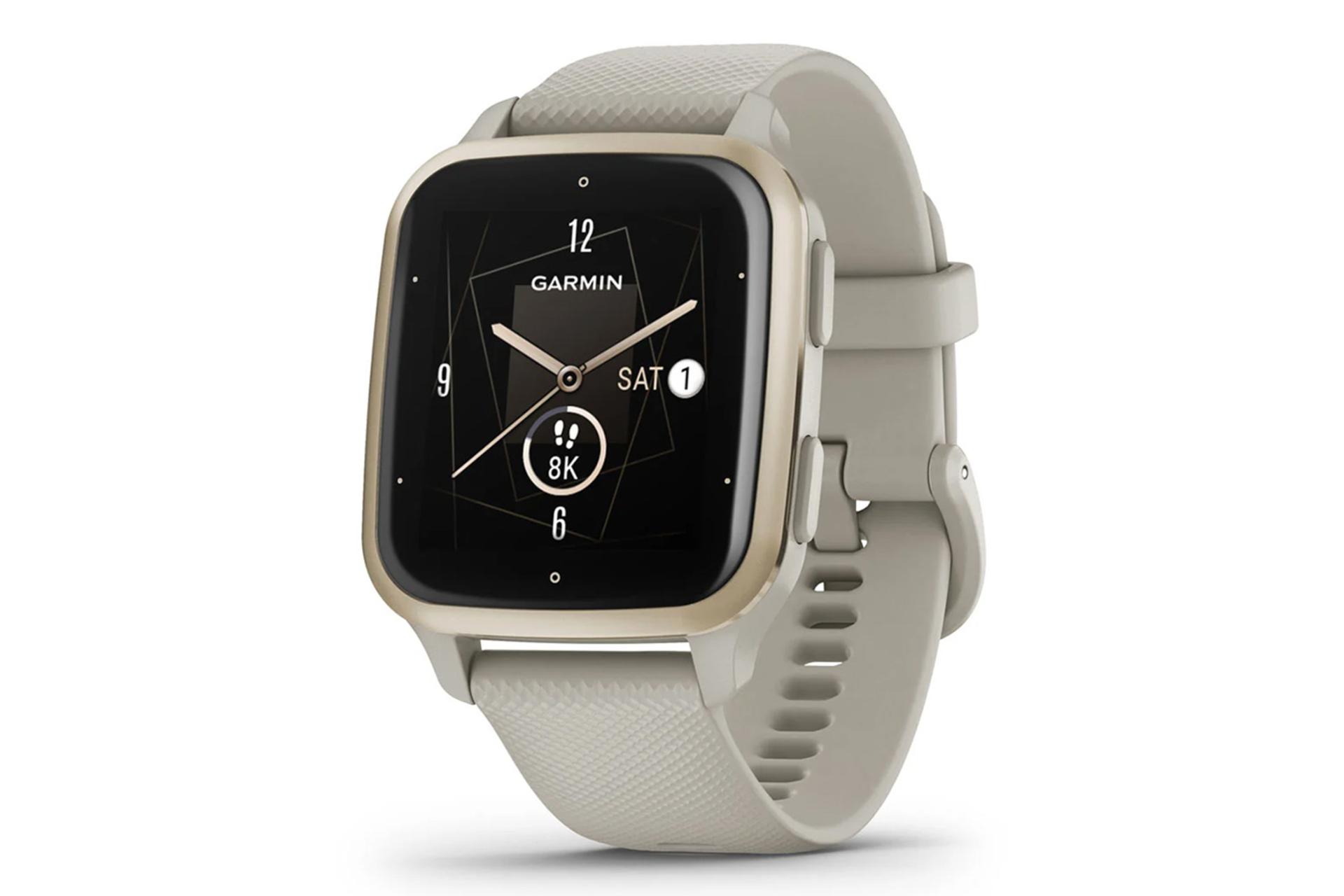 رنگ خاکستری ساعت هوشمند گارمین Garmin Venu Sq 2 Music Edition